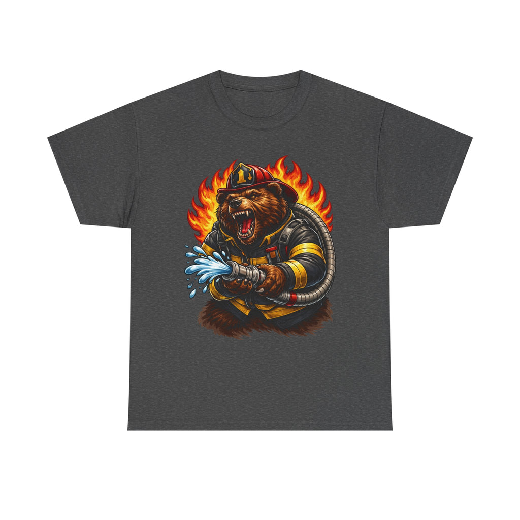 Firefighter Bear T-Shirt – Brave Fireman Graphic Tee