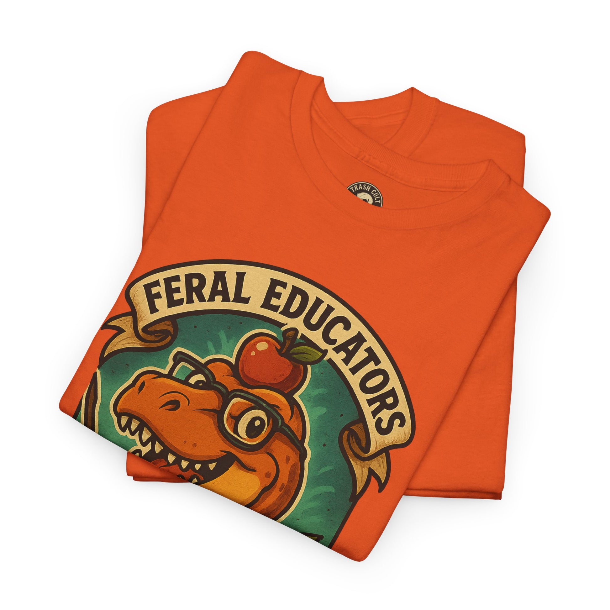 Feral Educators Tee, Fun Teacher Shirt, Unisex Cotton Tee, Gift for Educators, Classroom Apparel, Teacher Appreciation Day