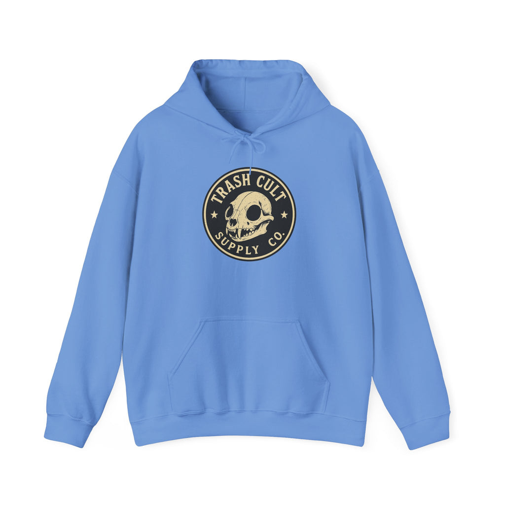 Trash Cult Hooded Sweatshirt, Unisex Hoodie with Skull Design, Perfect for Casual Wear, Gifts for Friends, Cozy Fashion