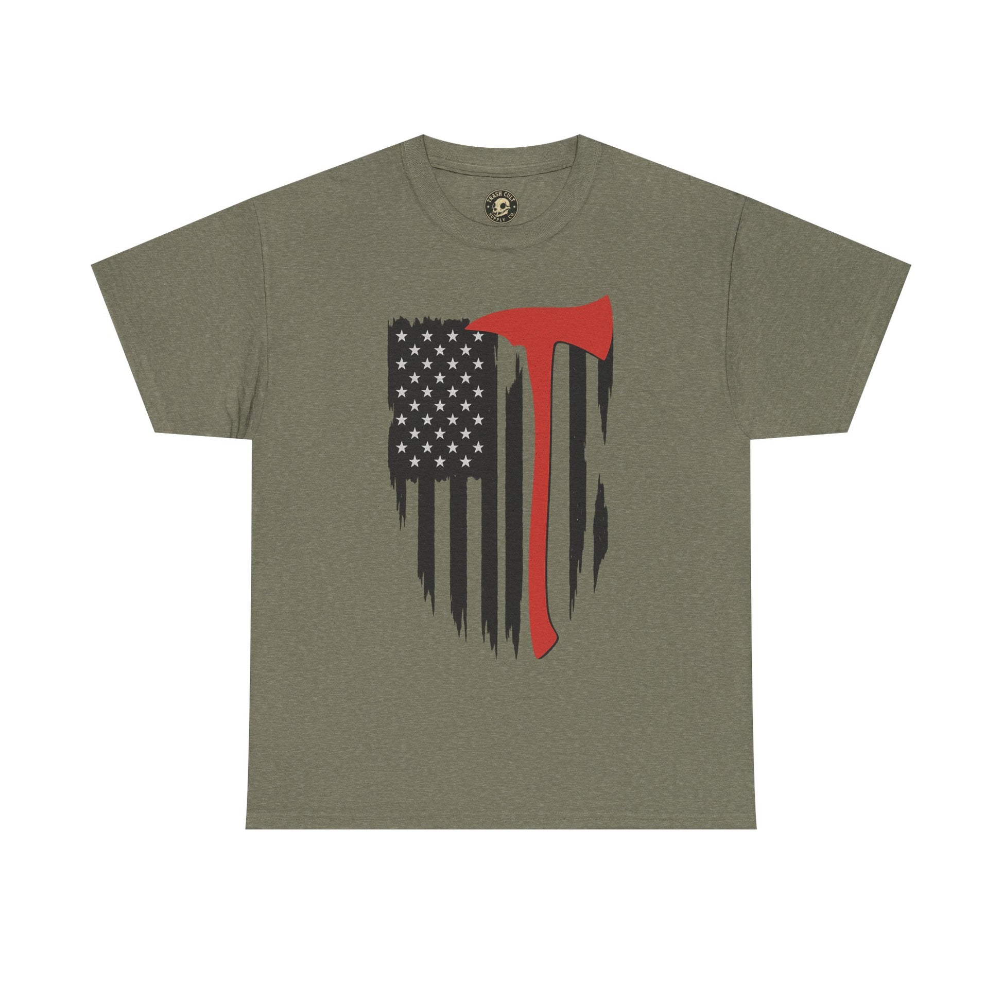 American Pride Unisex Heavy Cotton Tee, Casual Shirt, Graphic Tee, Gift for Him, Independence Day Apparel