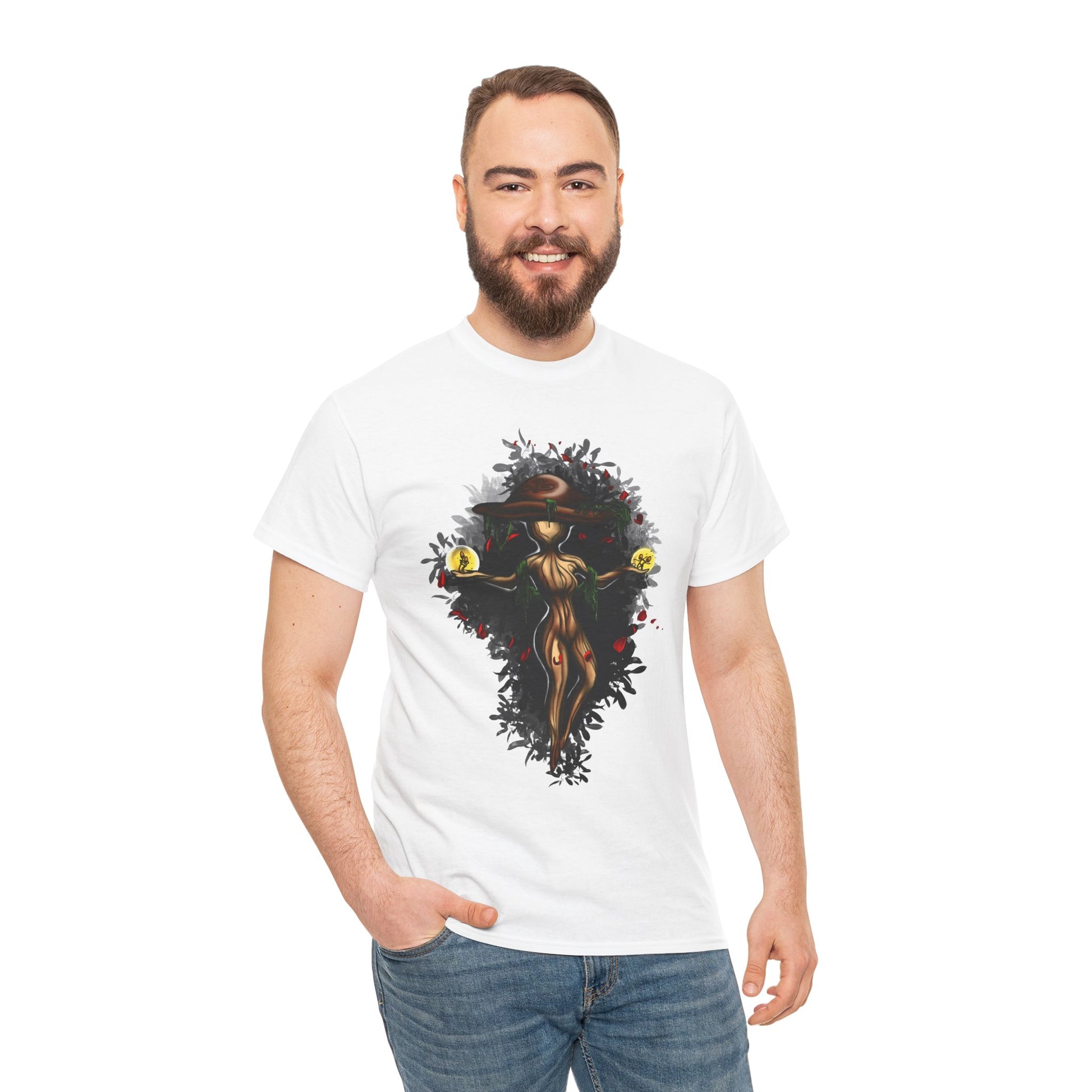 Mushroom Spirit T-Shirt – Lara Davenport x Trash Cult Supply Co. Collab (Gildan 5000)