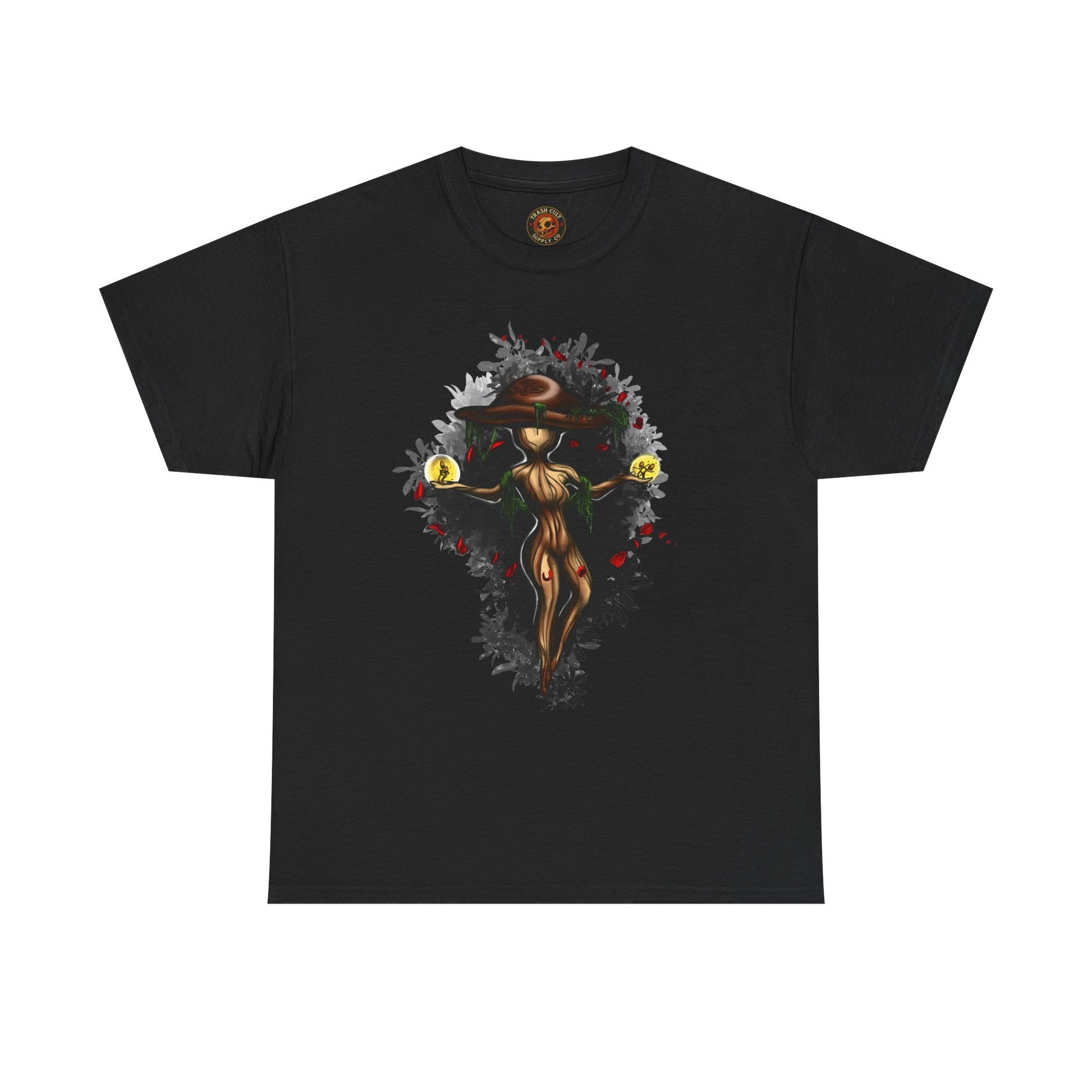 Mushroom Spirit T-Shirt – Lara Davenport x Trash Cult Supply Co. Collab (Gildan 5000)