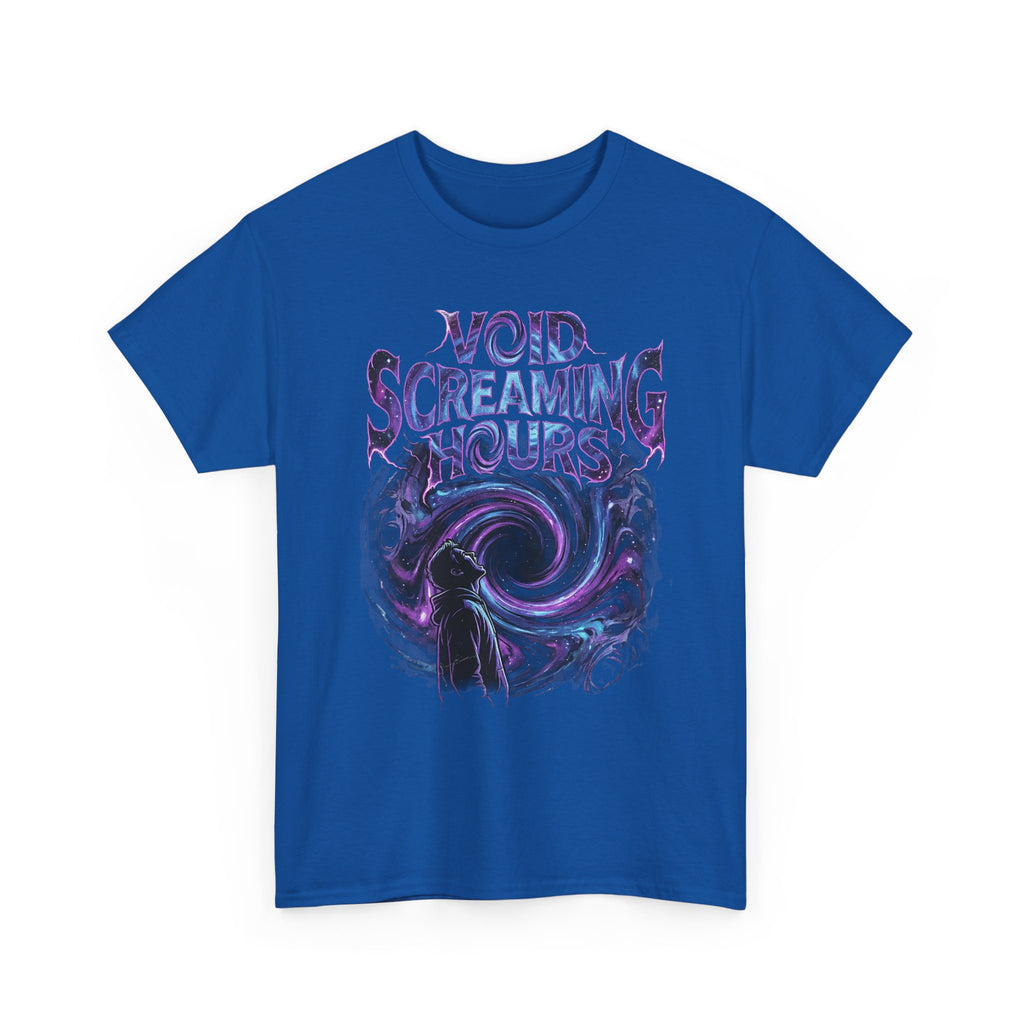 Void Screaming Hours Tee — Gothic Cosmic Horror T‑Shirt