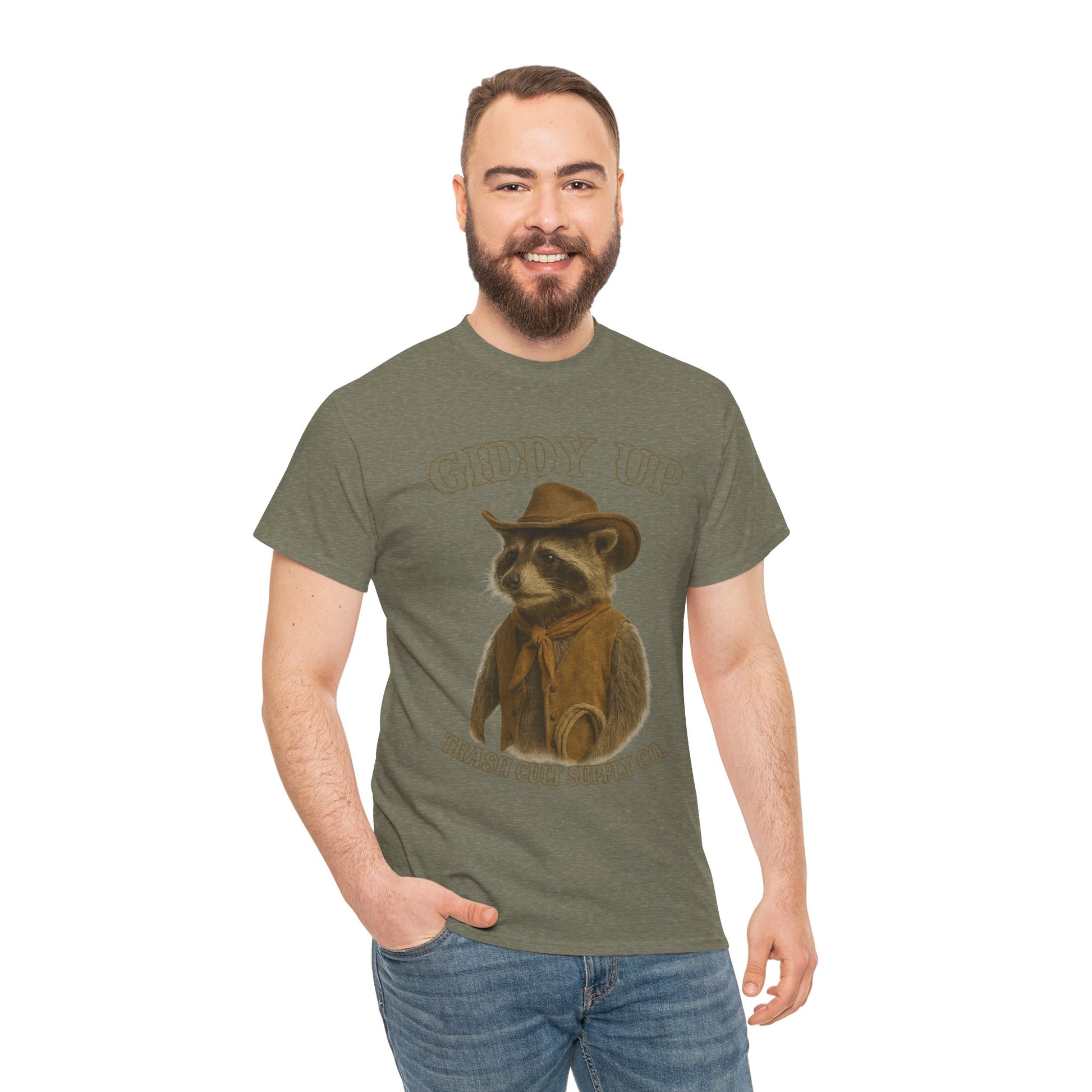 Giddy Up Graphic Tee, Funny Tee, Unisex Cowboy Shirt, Casual Wear, Gift for Him/Her