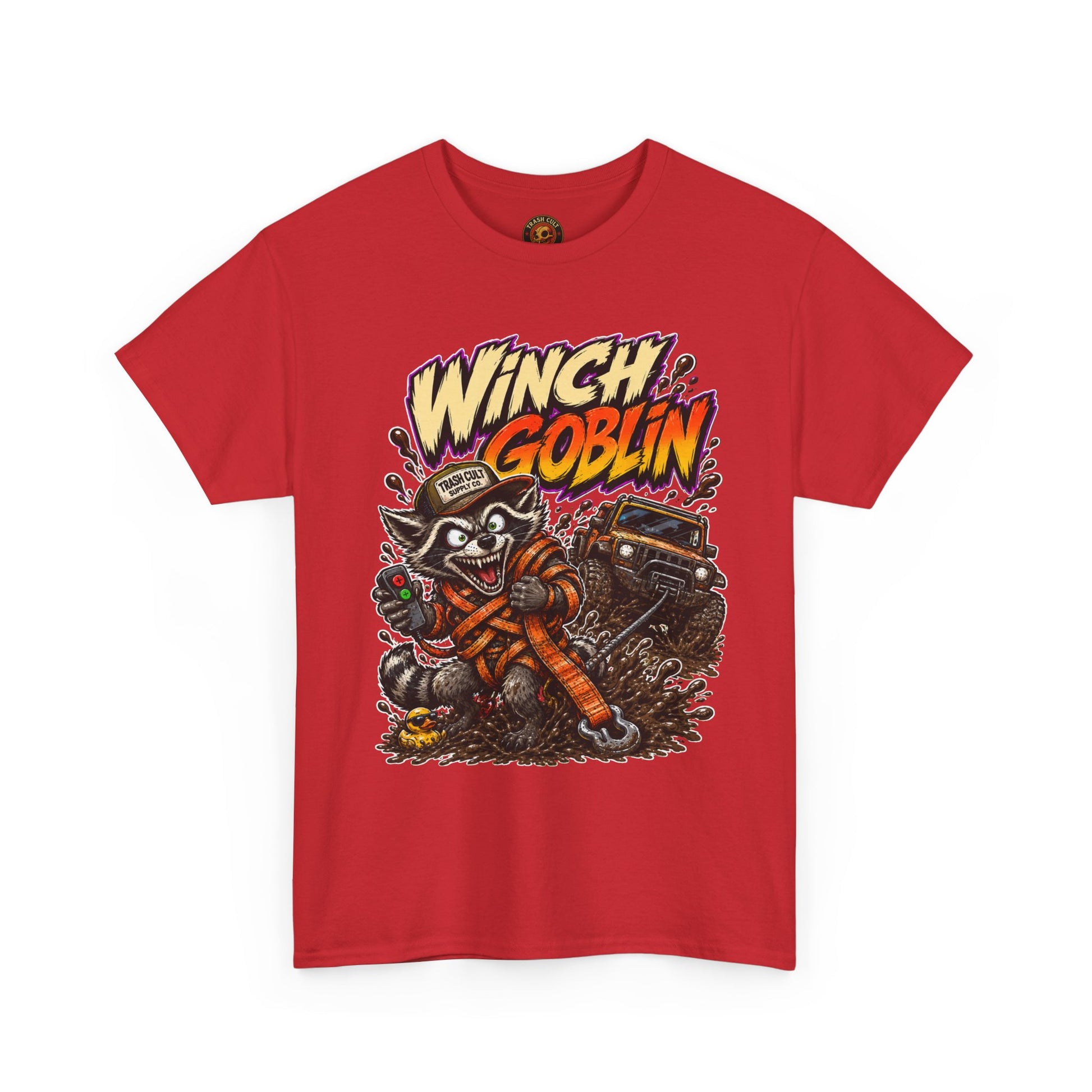 Winch Goblin Tee — Vintage Tow Truck Mechanic Graphic Shirt