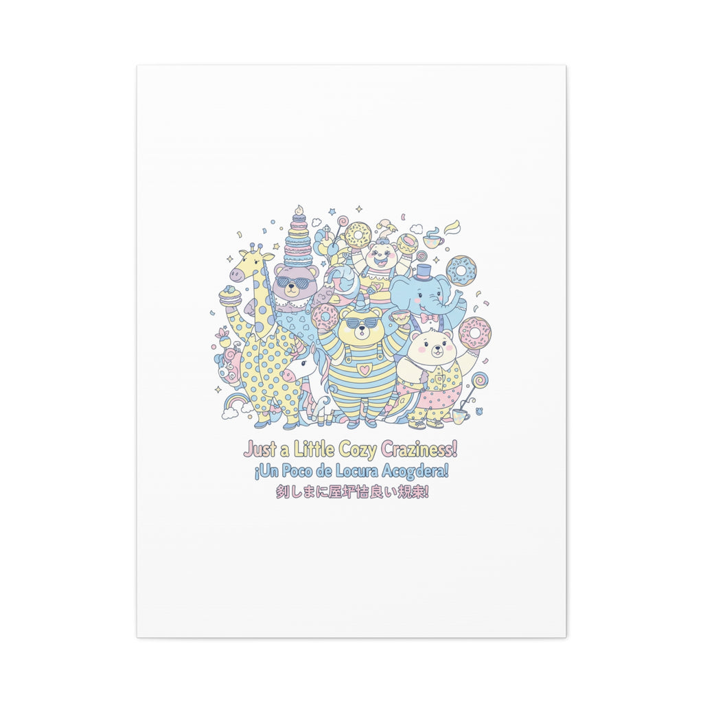 Cozy Craziness Canvas | mildly unhinged cute, whimsical weird