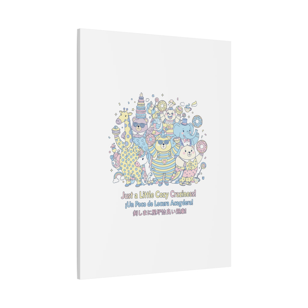 Cozy Craziness Canvas | mildly unhinged cute, whimsical weird