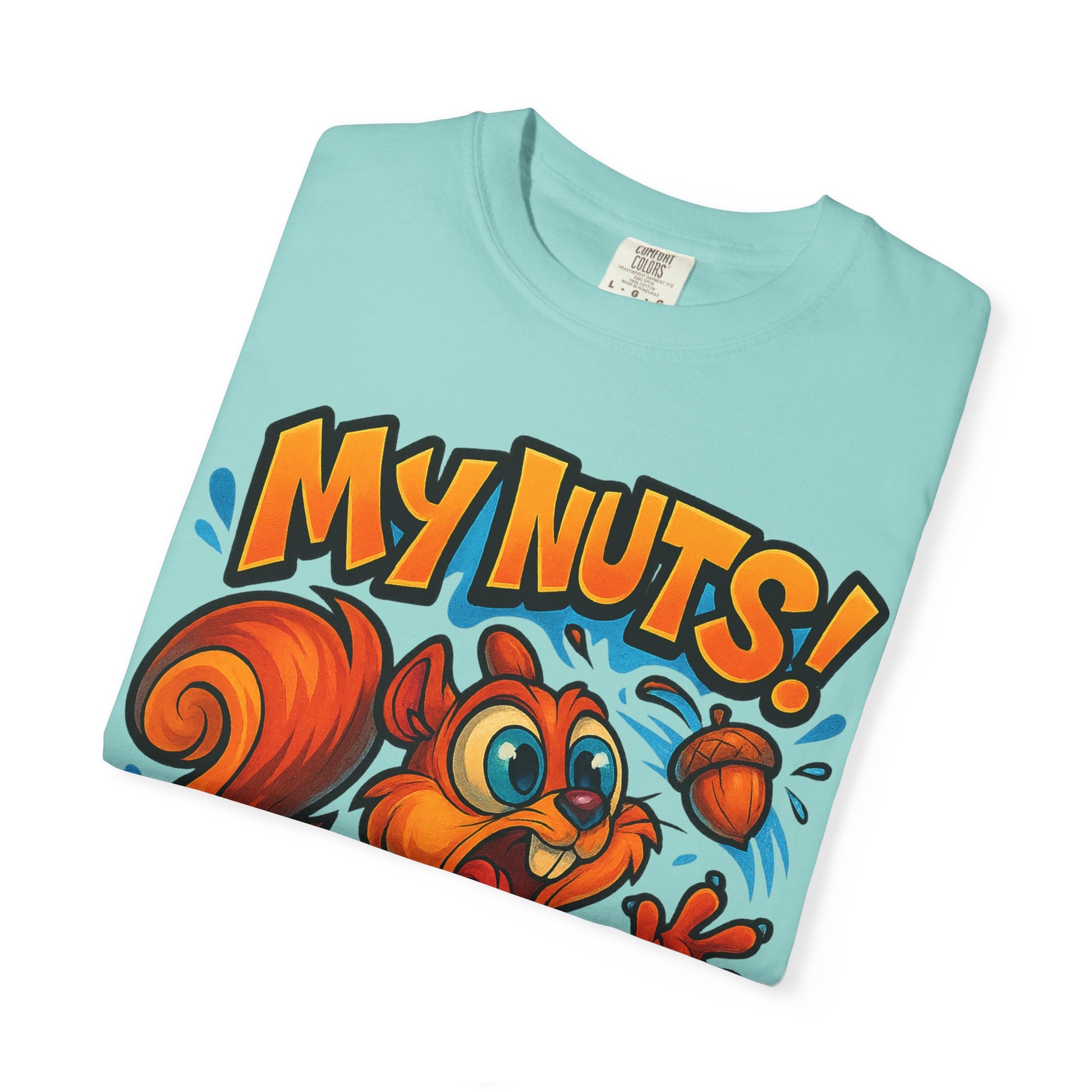 My Nuts! Squirrel Shirt – Funny New School Tattoo Style Tee | Gildan 5000