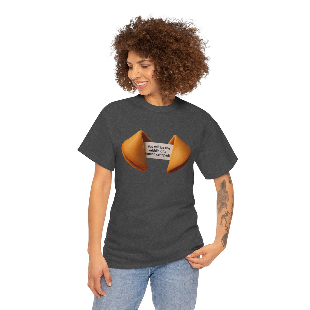 Fortune Cookie Unisex Heavy Cotton Tee - Positive Vibes Shirt