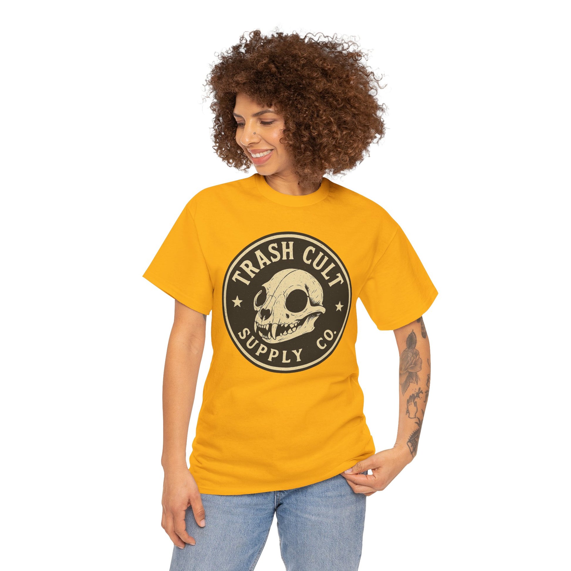 Trash Cult Skull - Stay Feral Culture Vibe, Streetwear Gift, Casual Outfit, Festival Wear, Trendy Apparel, Unique Present