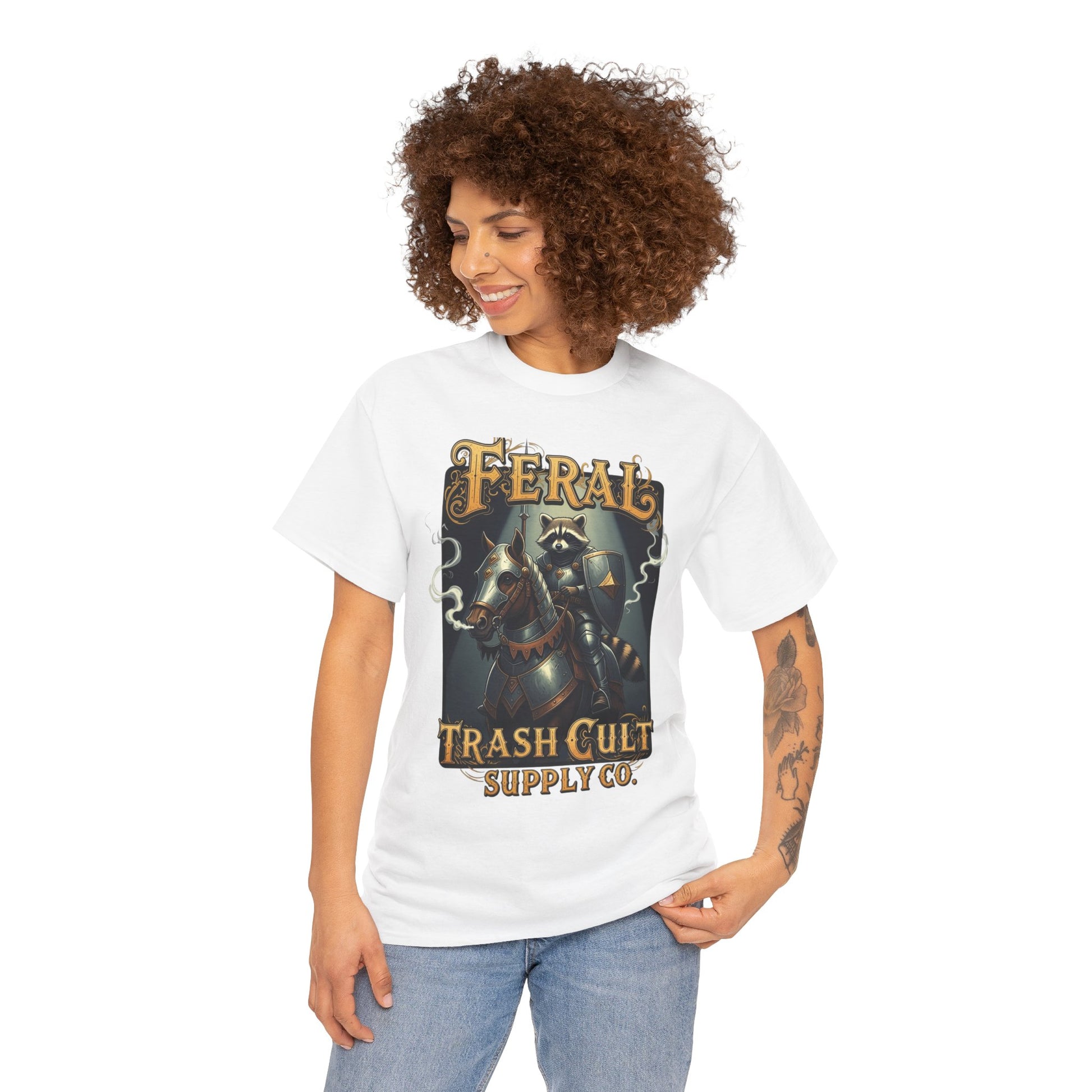 Feral Trash Cult Tee, Unisex Graphic Tee, Cool T-Shirt, Unique Funny Apparel, Gift for Eco Warriors, Casual Wear, Festival Clothing