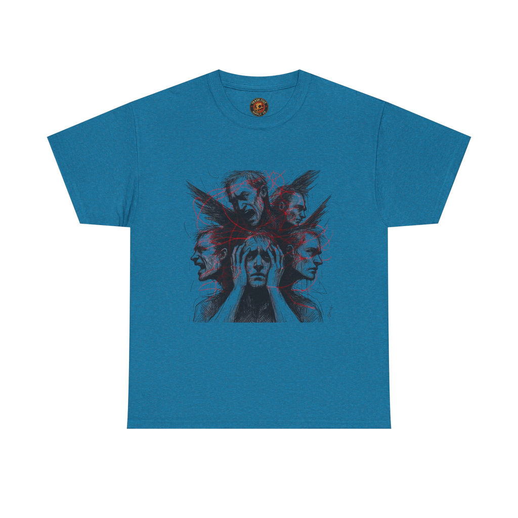 Xian Allen x Trash Cult Shirt – “Loud Inside My Head” | Dark Illustrative Art Tee
