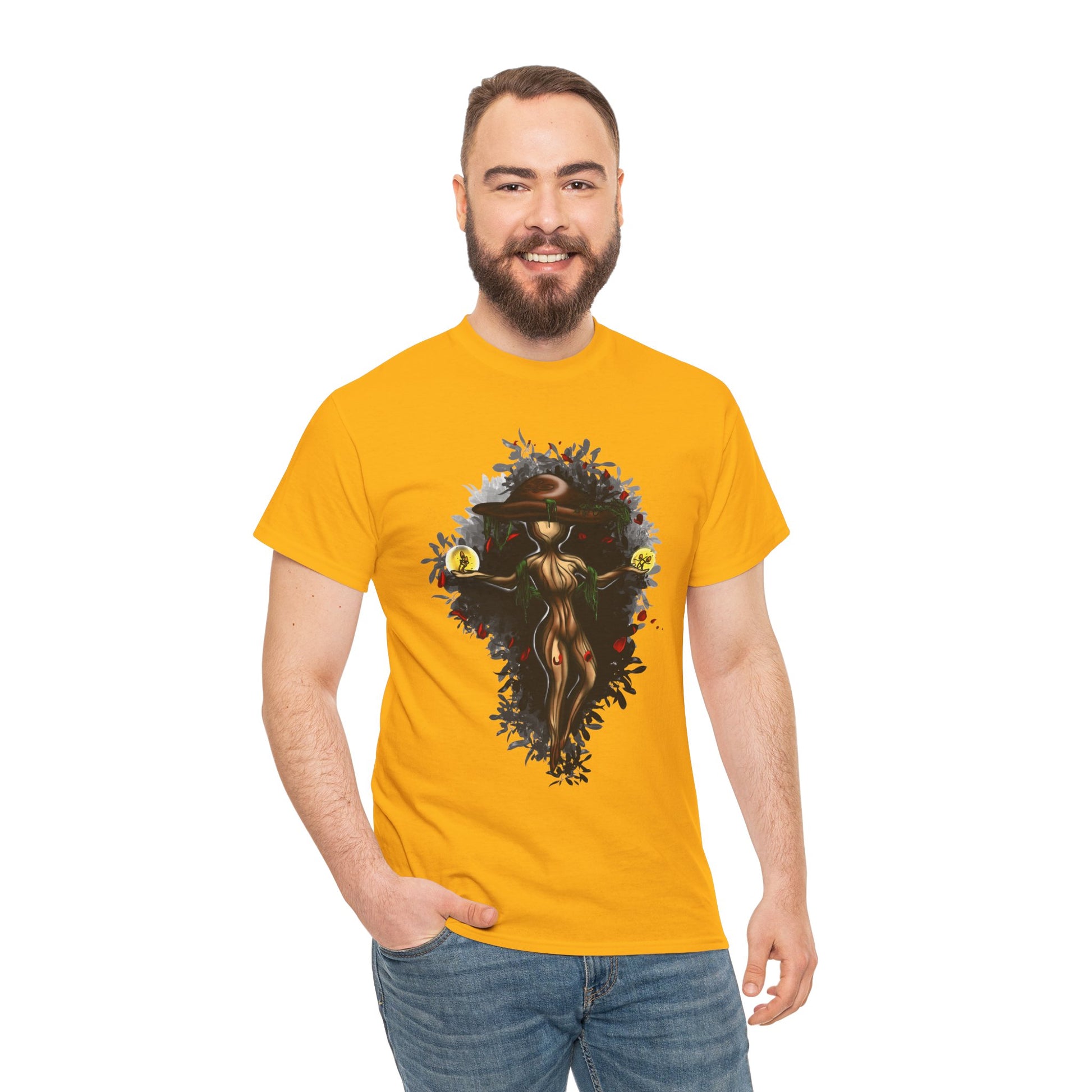 Mushroom Spirit T-Shirt – Lara Davenport x Trash Cult Supply Co. Collab (Gildan 5000)