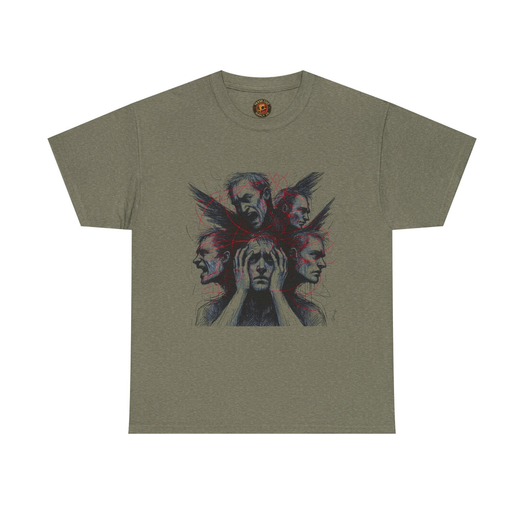 Xian Allen x Trash Cult Shirt – “Loud Inside My Head” | Dark Illustrative Art Tee