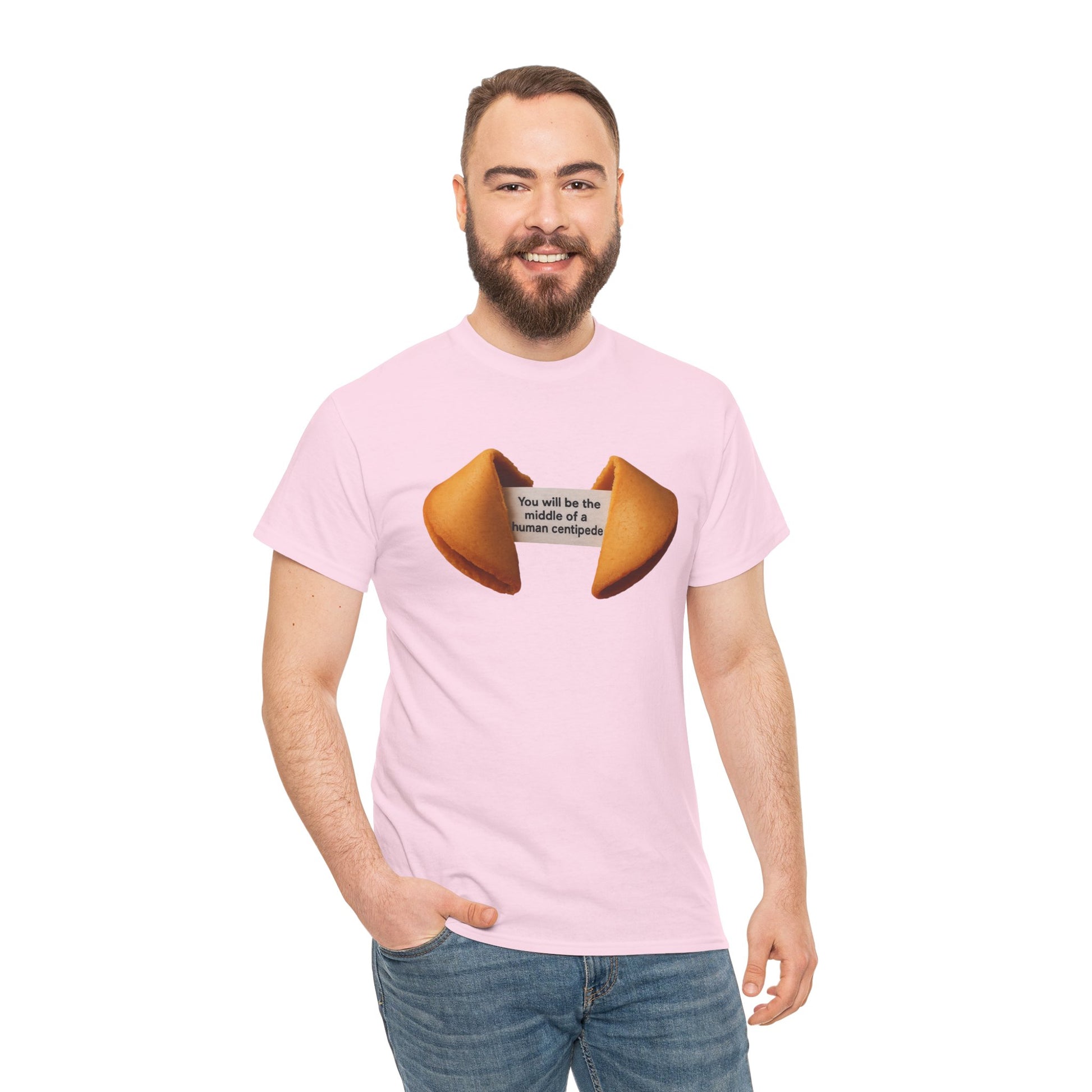 Fortune Cookie Unisex Heavy Cotton Tee - Positive Vibes Shirt