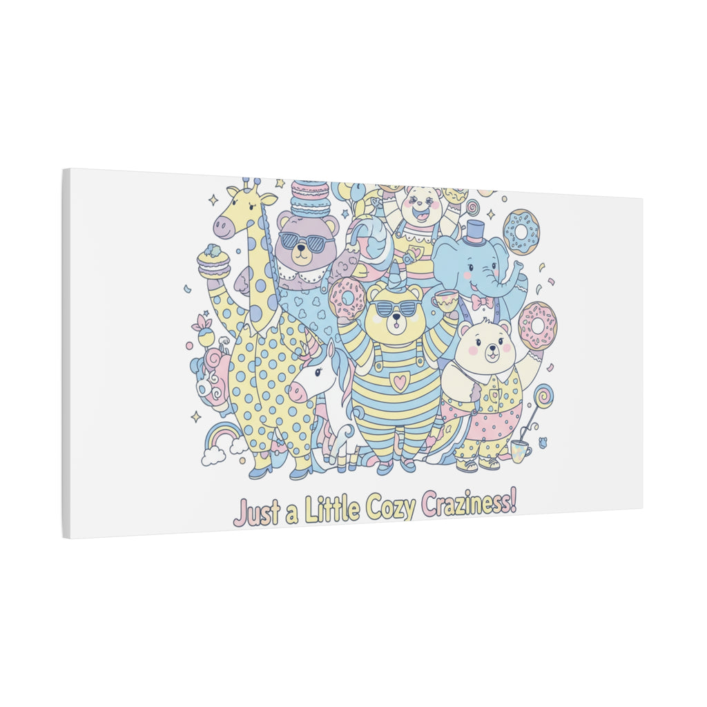 Cozy Craziness Canvas | mildly unhinged cute, whimsical weird