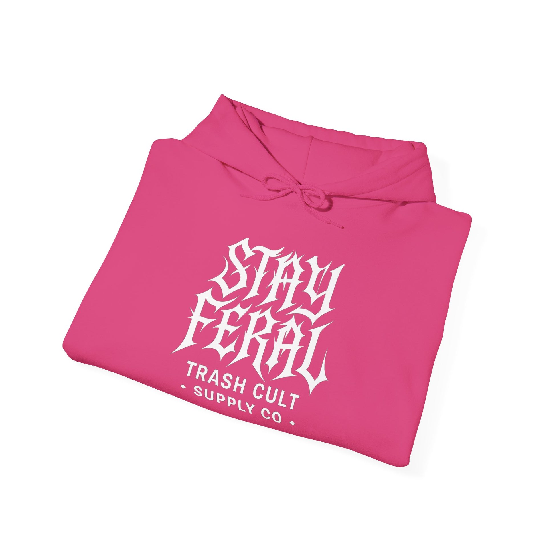 Stay Feral Gothic Hoodie – Trash Cult Supply Co Unisex Pullover