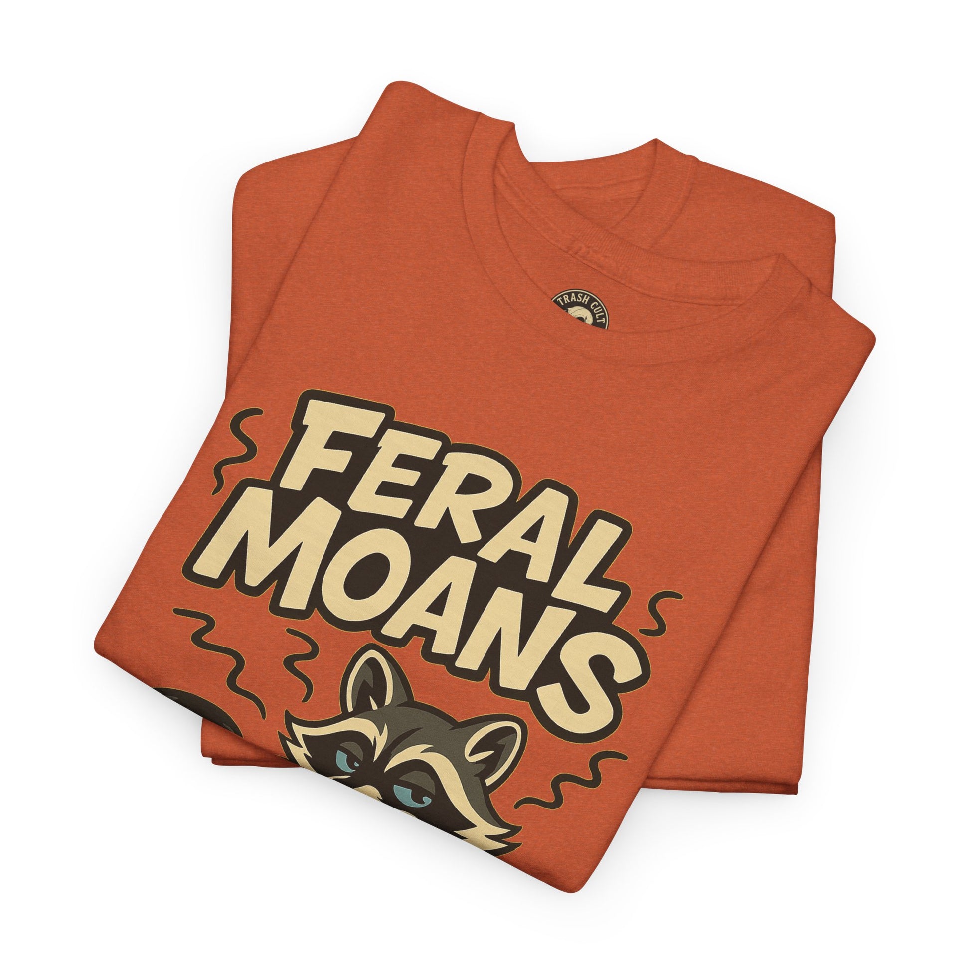 Feral Moans Unisex Heavy Cotton Tee, Funny Graphic Tee, Animal Lover Shirt, Casual Wear, Gift for Nature Enthusiasts