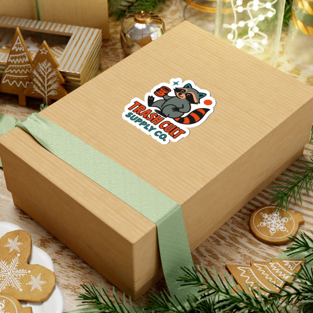Trash Cult Raccoon Stickers - Cute Vinyl Decals for Laptops, Journals, Water Bottles, Party Favors, Gifts
