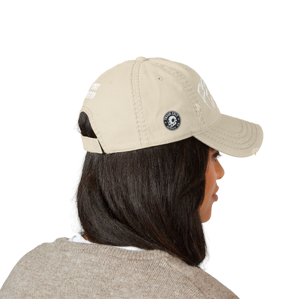 FERAL Distressed Dad Hat – Stay Weird Vintage Cap