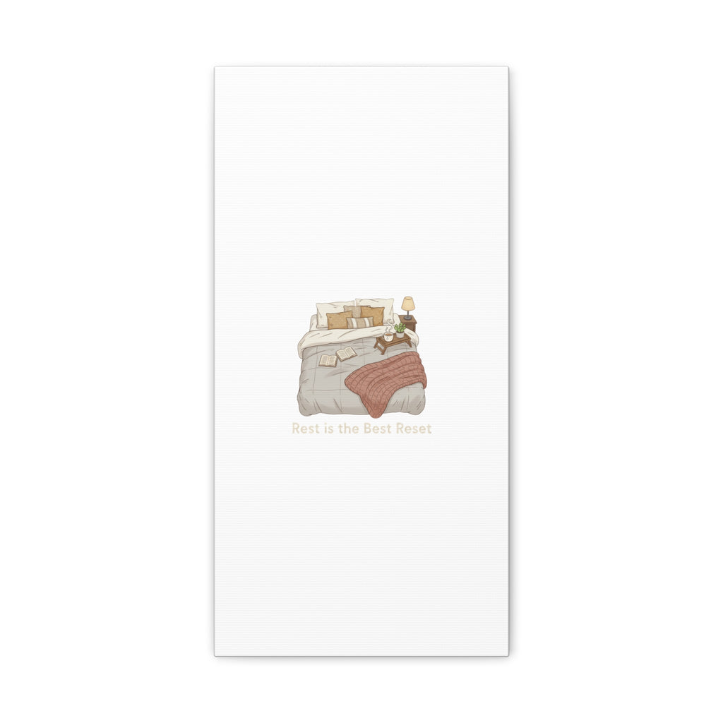 Rest is the Best Reset Canvas | sleepy humor, restful vibes