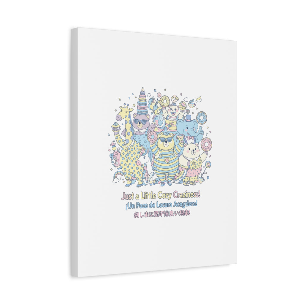 Cozy Craziness Canvas | mildly unhinged cute, whimsical weird