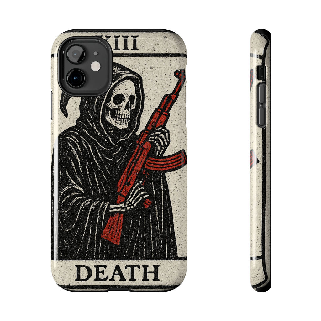 Grim Reaper Phone Case, Tough Phone Case for Gamers, Unique Smartphone Accessories, Halloween Decor, Death-Inspired Gift