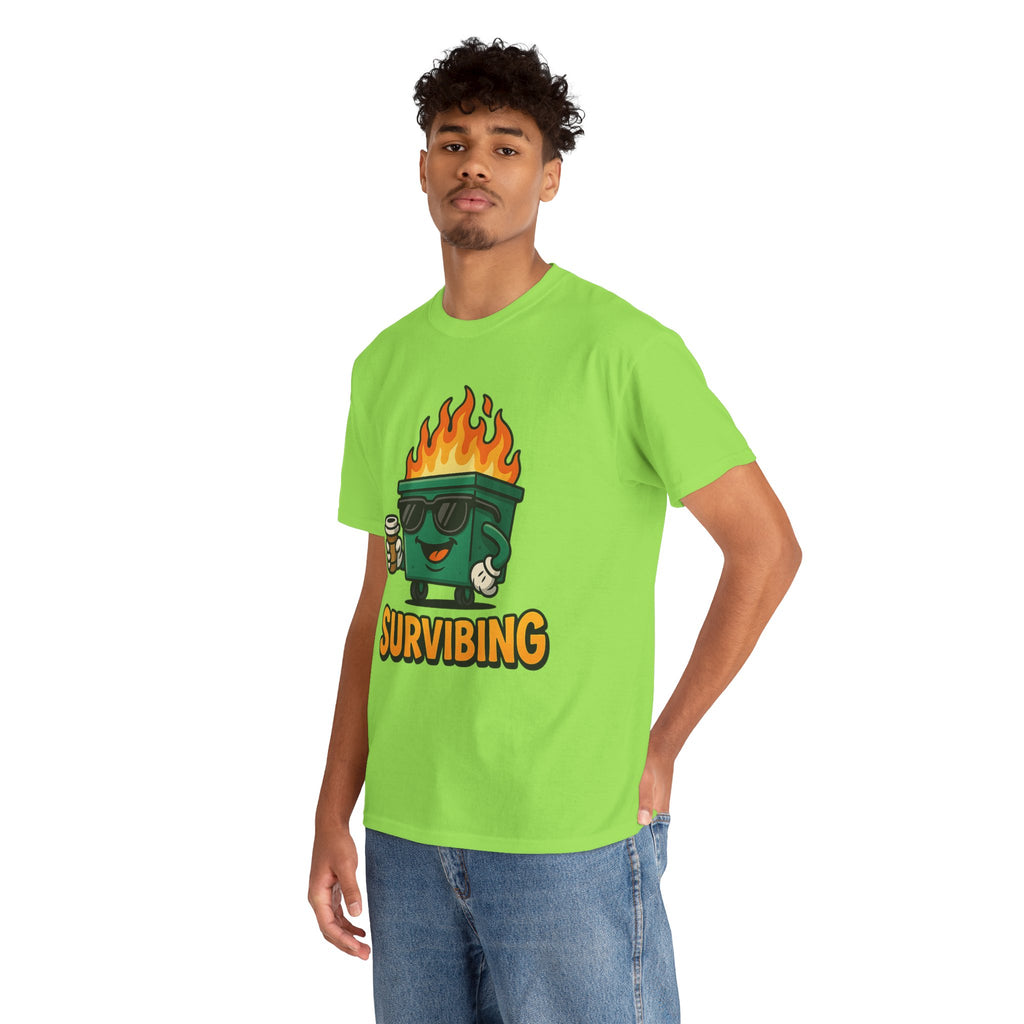 Survibing Shirt – High Visibility Safety Colors – Gildan 5000 Unisex Tee
