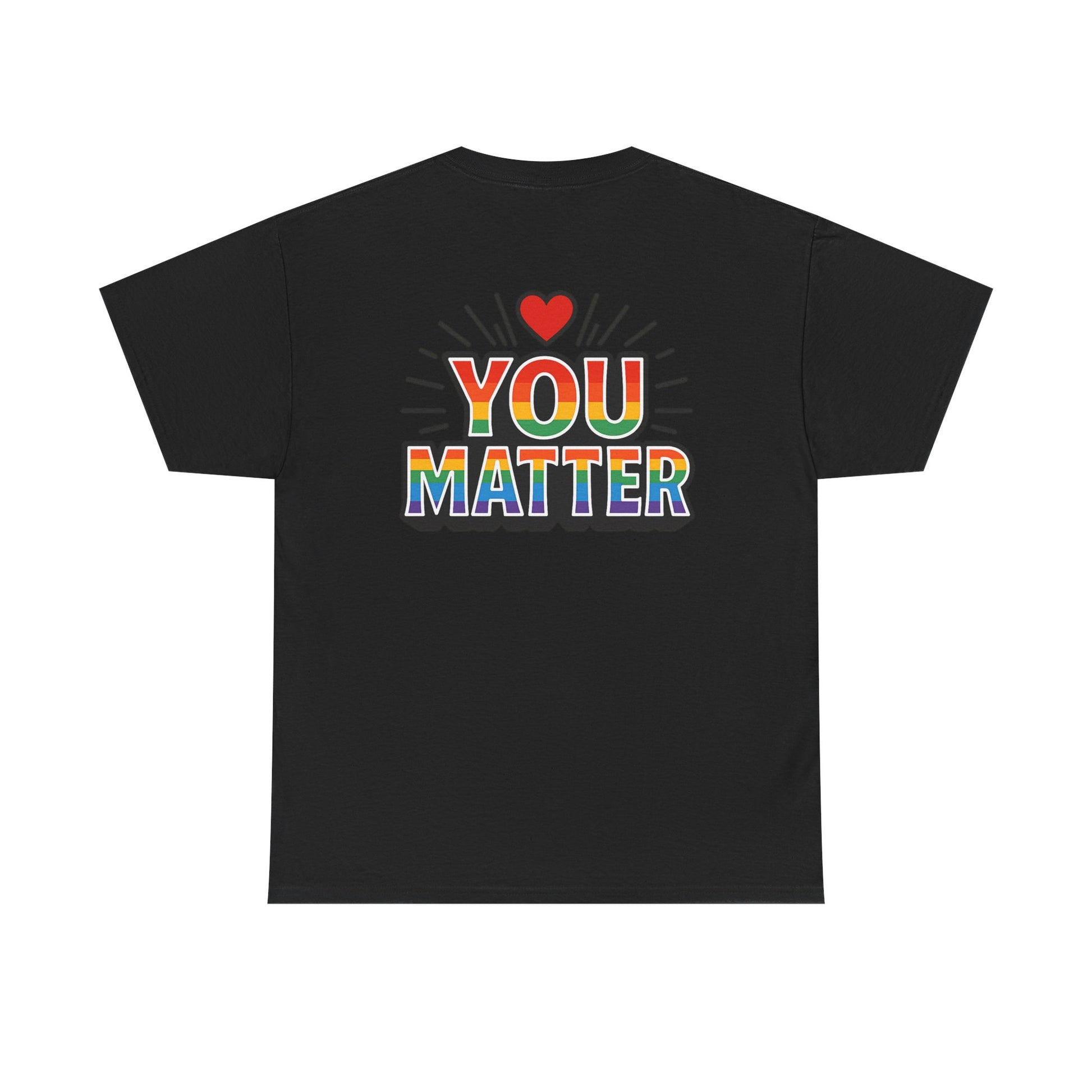 Heart Hands "You Matter" Tee – Pride Support Shirt, Kindness Graphic Tee, Gift of Encouragement