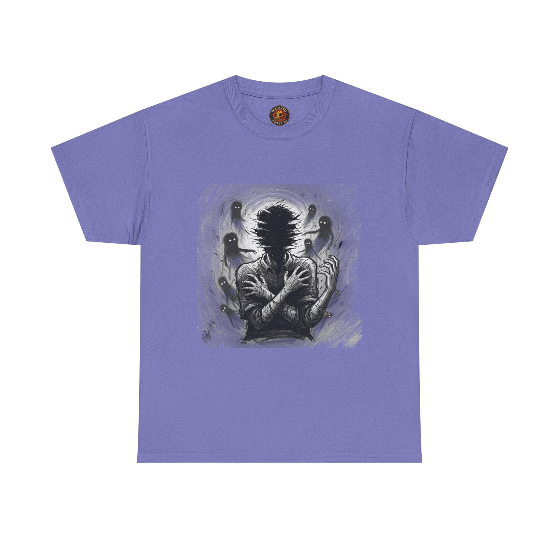 Xian Allen x Trash Cult Shirt – “Don’t Let Them In” | Ghost Spiral Emotional Horror Tee