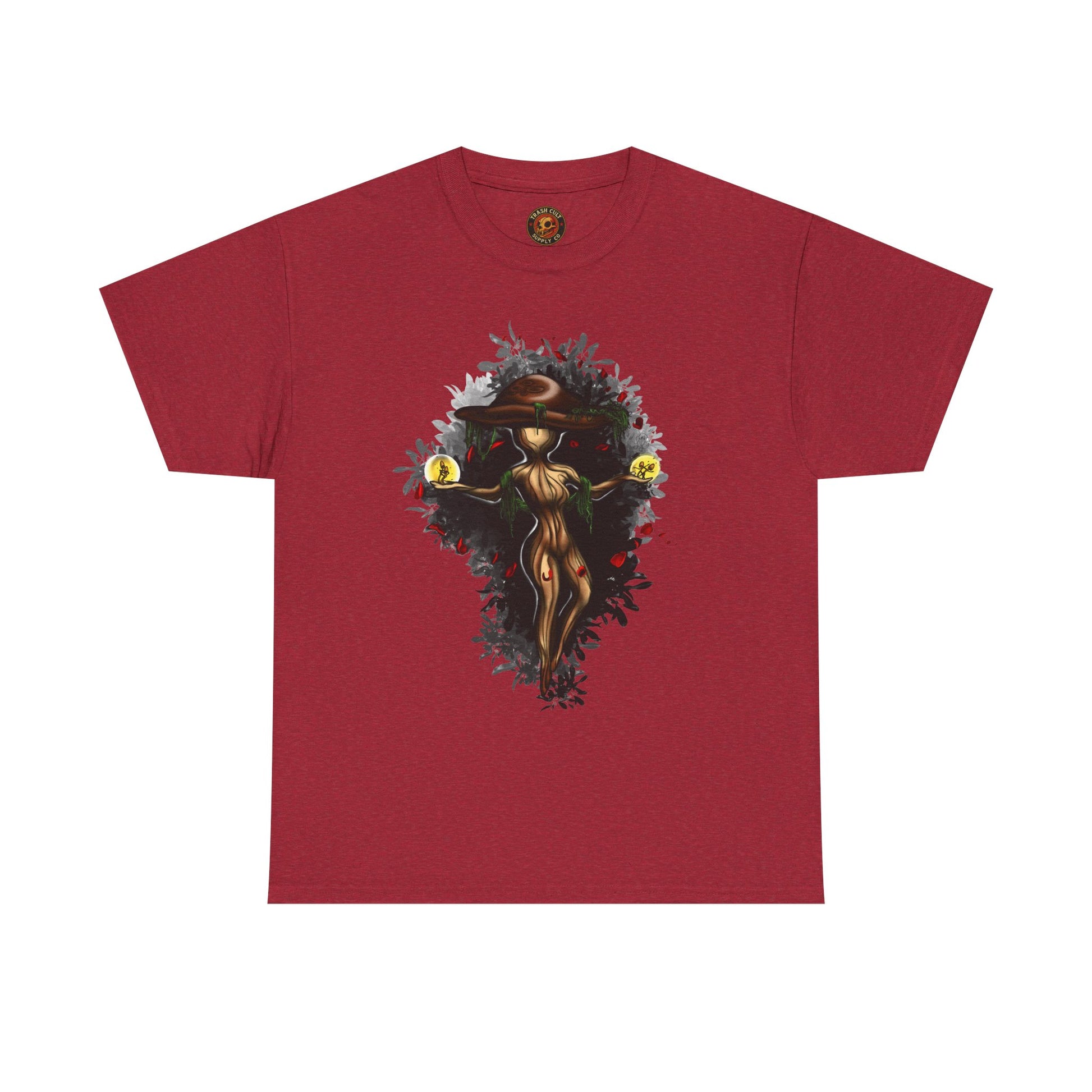 Mushroom Spirit T-Shirt – Lara Davenport x Trash Cult Supply Co. Collab (Gildan 5000)