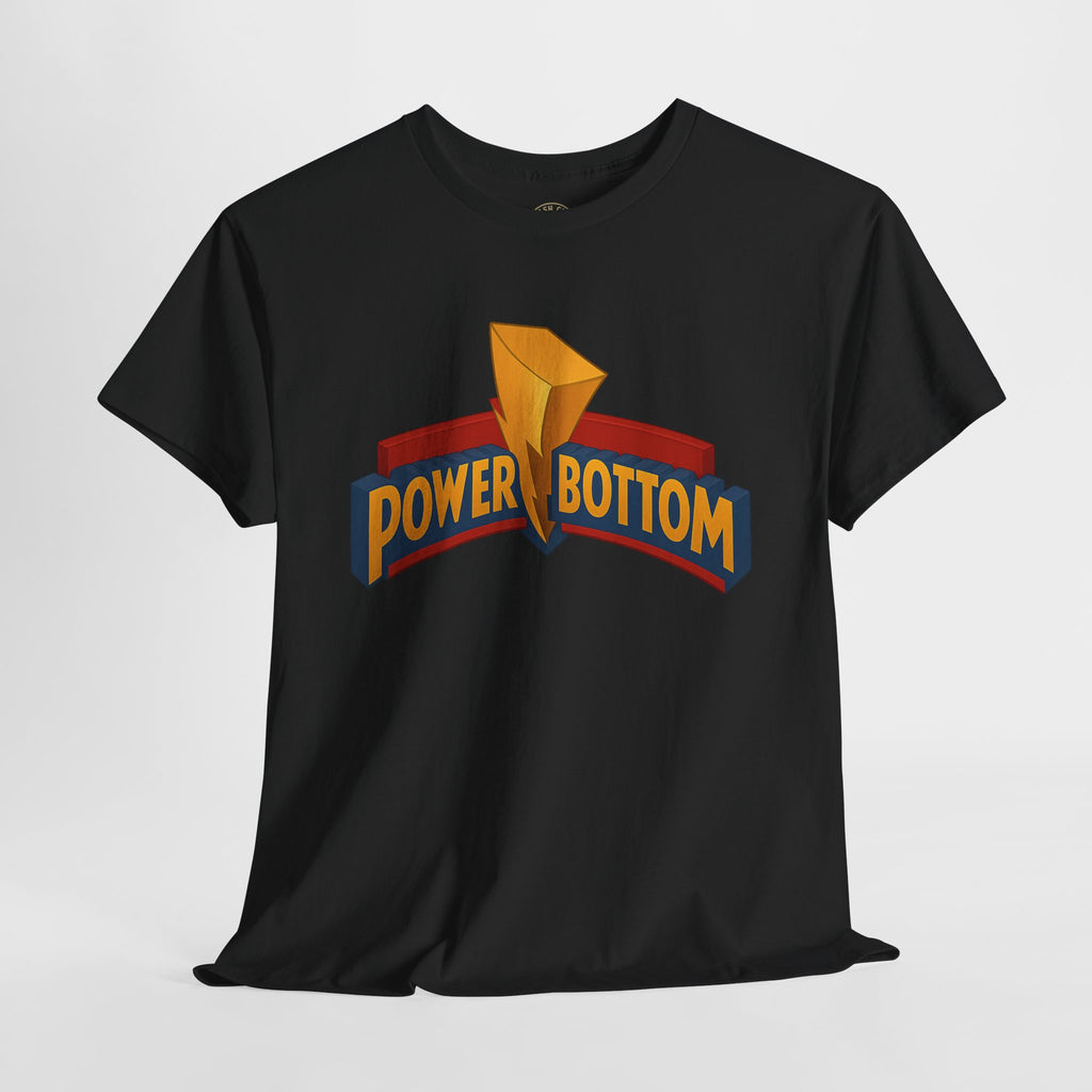 Power Bottom Vibes T-Shirt – Bold LGBTQ+ Pride Graphic Tee | Unisex Heavy Cotton Empowerment Shirt