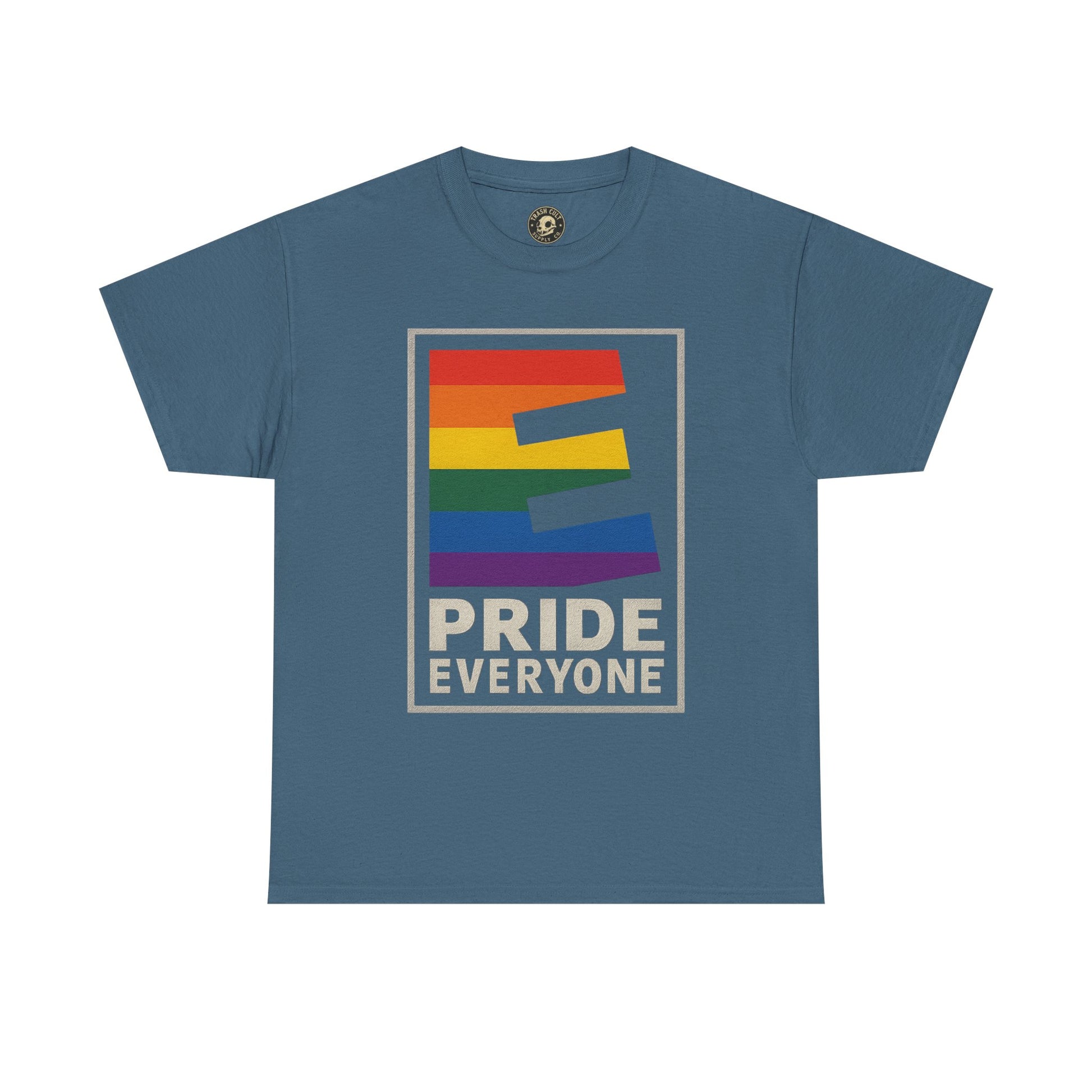 Pride “E for Everyone” T-Shirt – LGBTQ+ Inclusivity Graphic | Gildan 5000