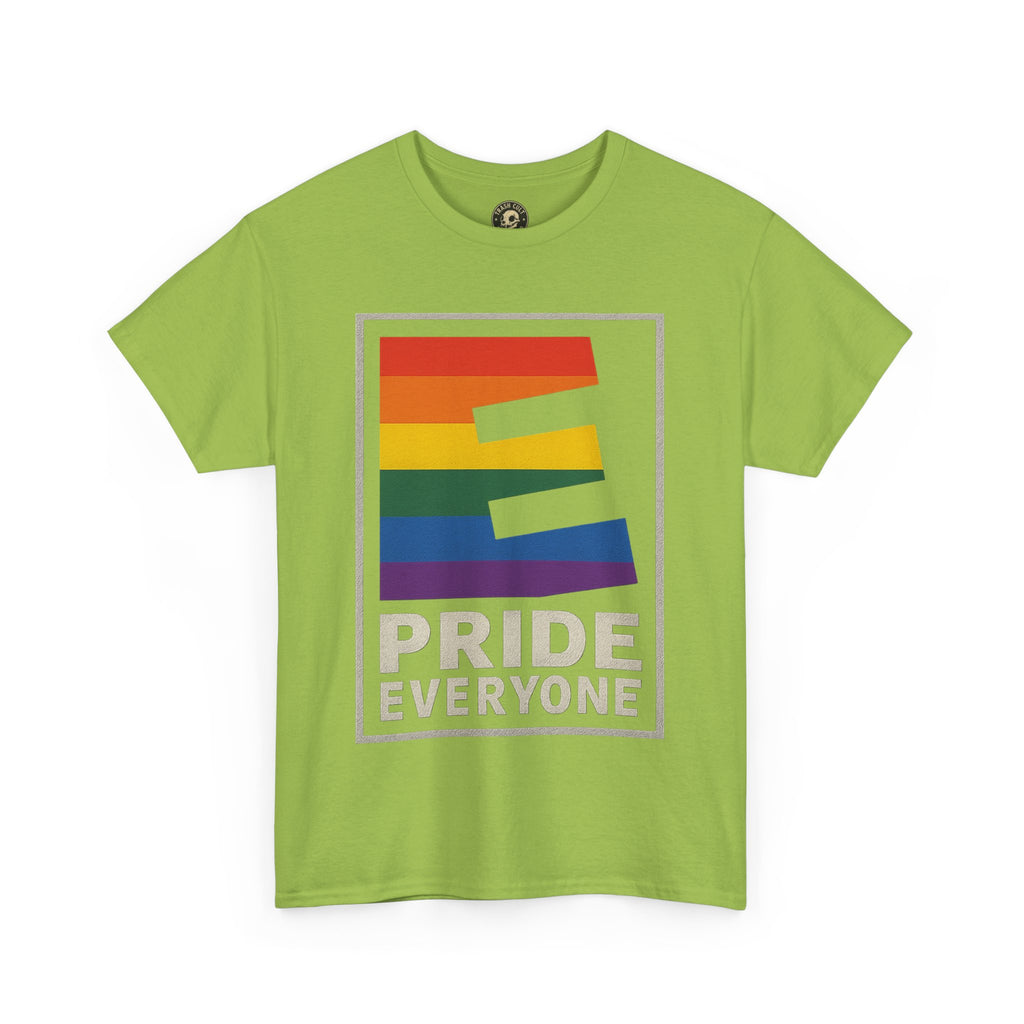 Pride “E for Everyone” T-Shirt – LGBTQ+ Inclusivity Graphic | Gildan 5000