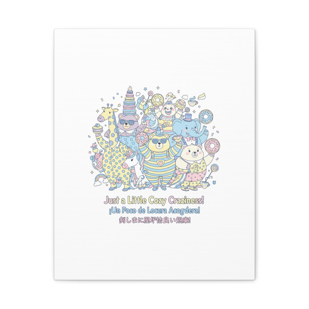 Cozy Craziness Canvas | mildly unhinged cute, whimsical weird