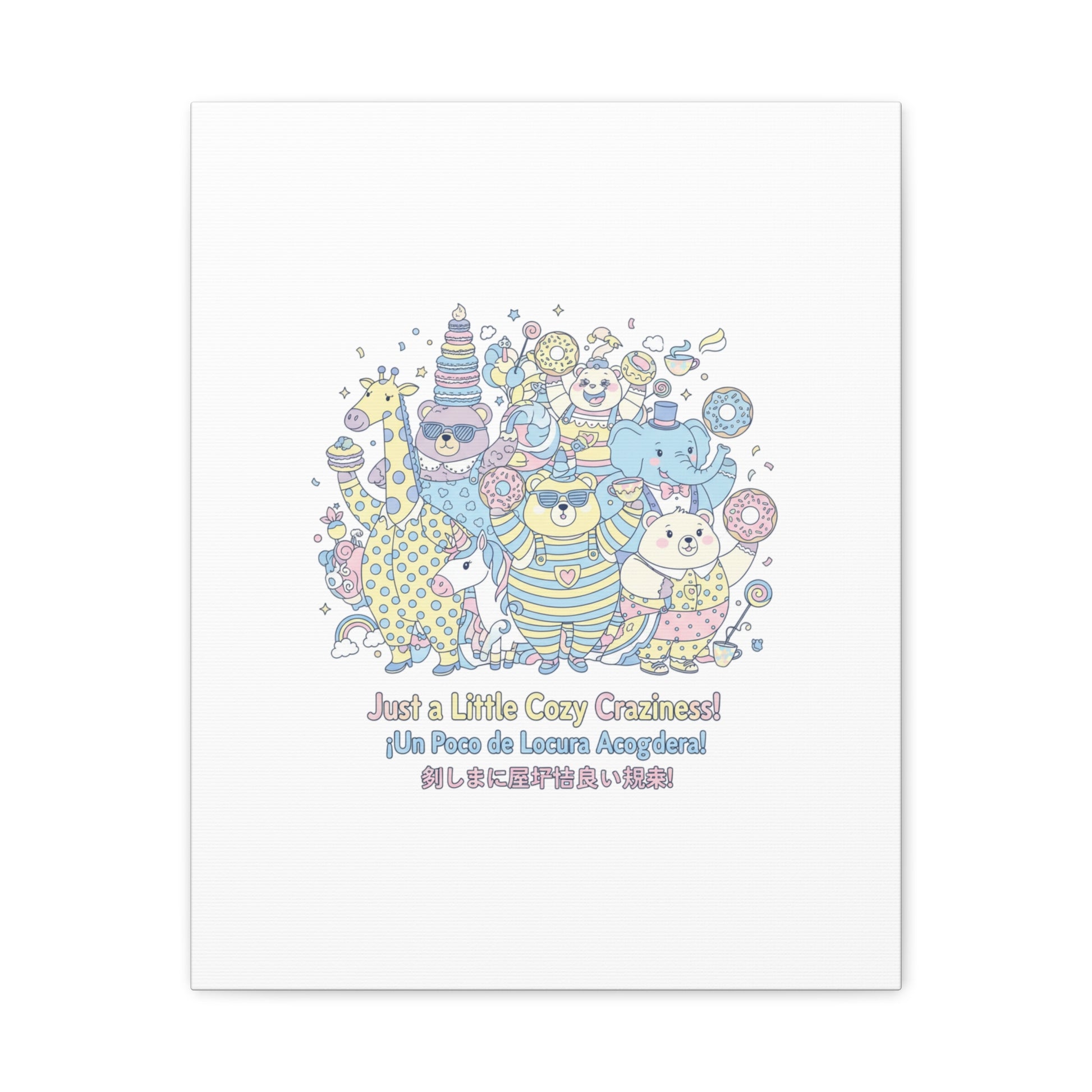 Cozy Craziness Canvas | mildly unhinged cute, whimsical weird