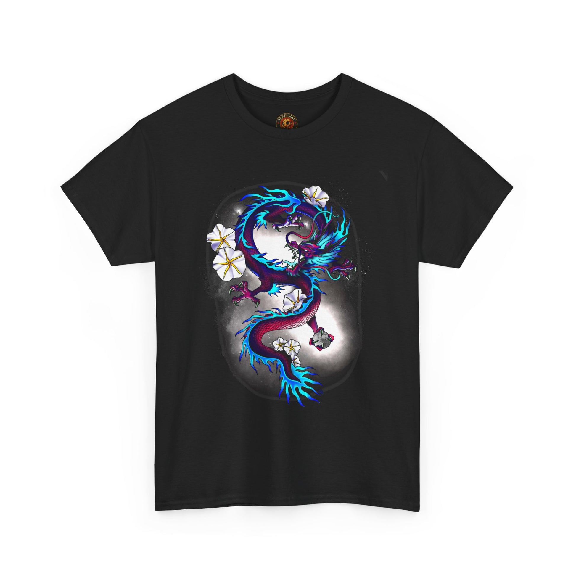 Electric Dragon Tattoo T-Shirt – Lara Davenport x Trash Cult Supply Co. Collab (Gildan 5000)