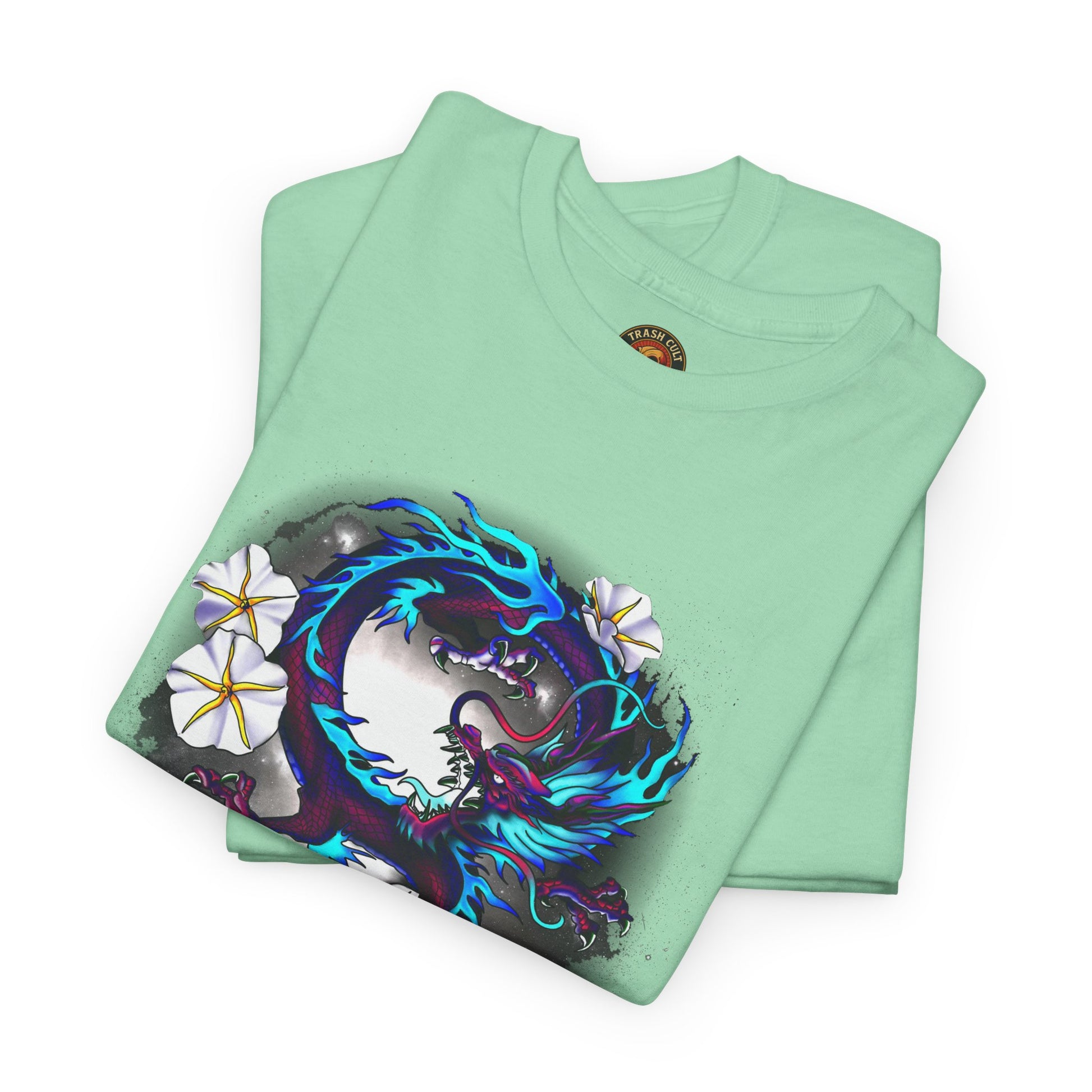 Electric Dragon Tattoo T-Shirt – Lara Davenport x Trash Cult Supply Co. Collab (Gildan 5000)
