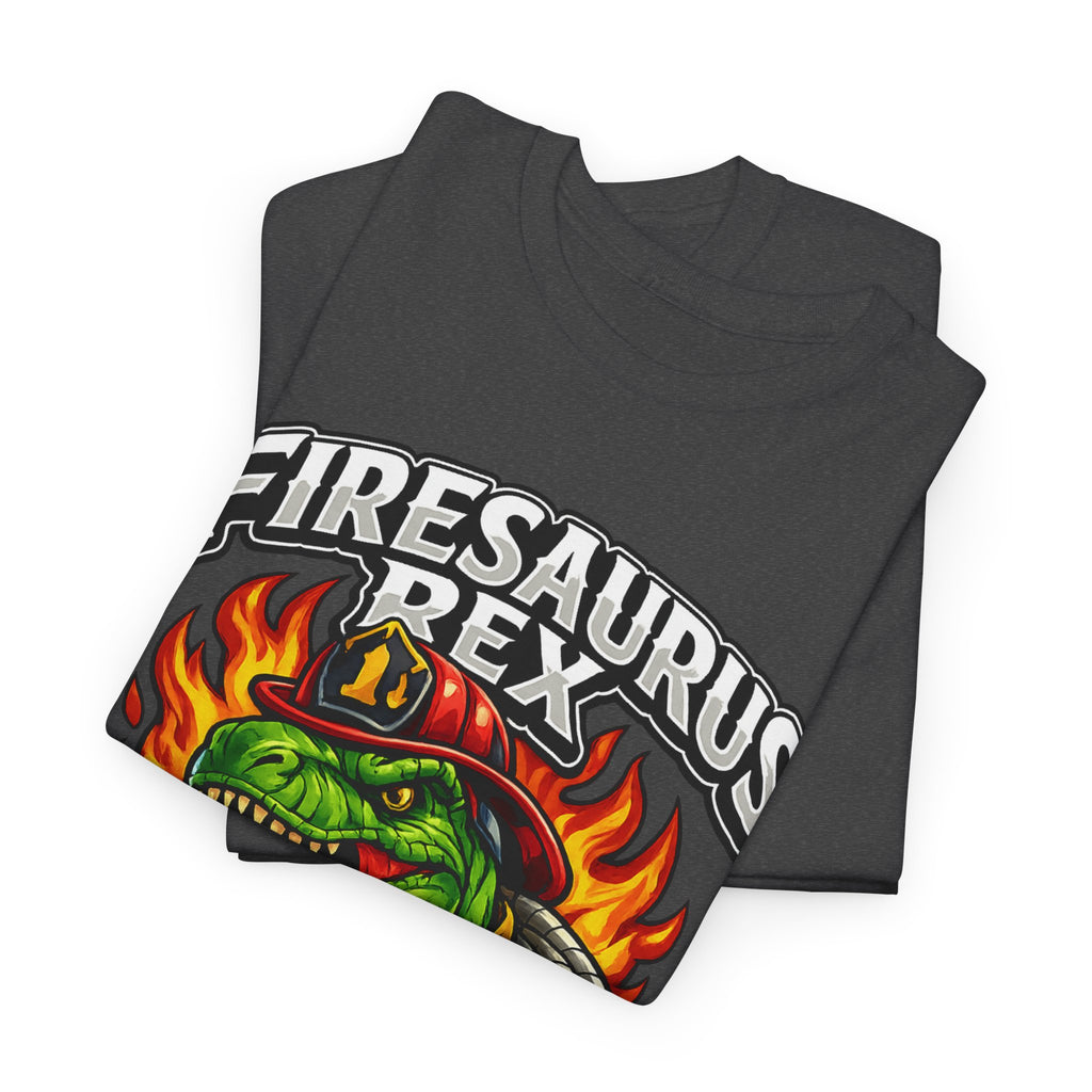 Firesaurus Rex T-Shirt — Funny Firefighter Dinosaur Tee