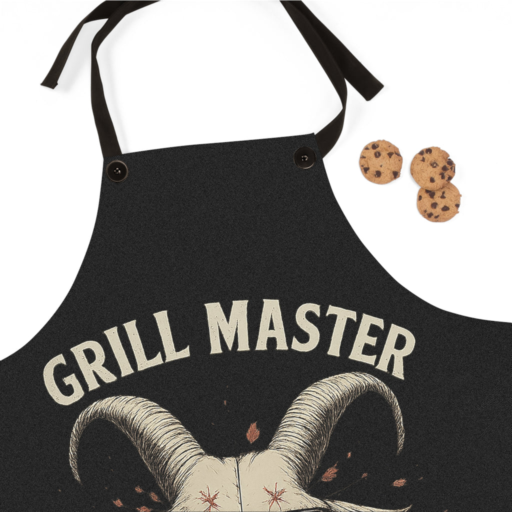 Grill Master of the Damned Apron – Gothic BBQ Demon Chef Gear