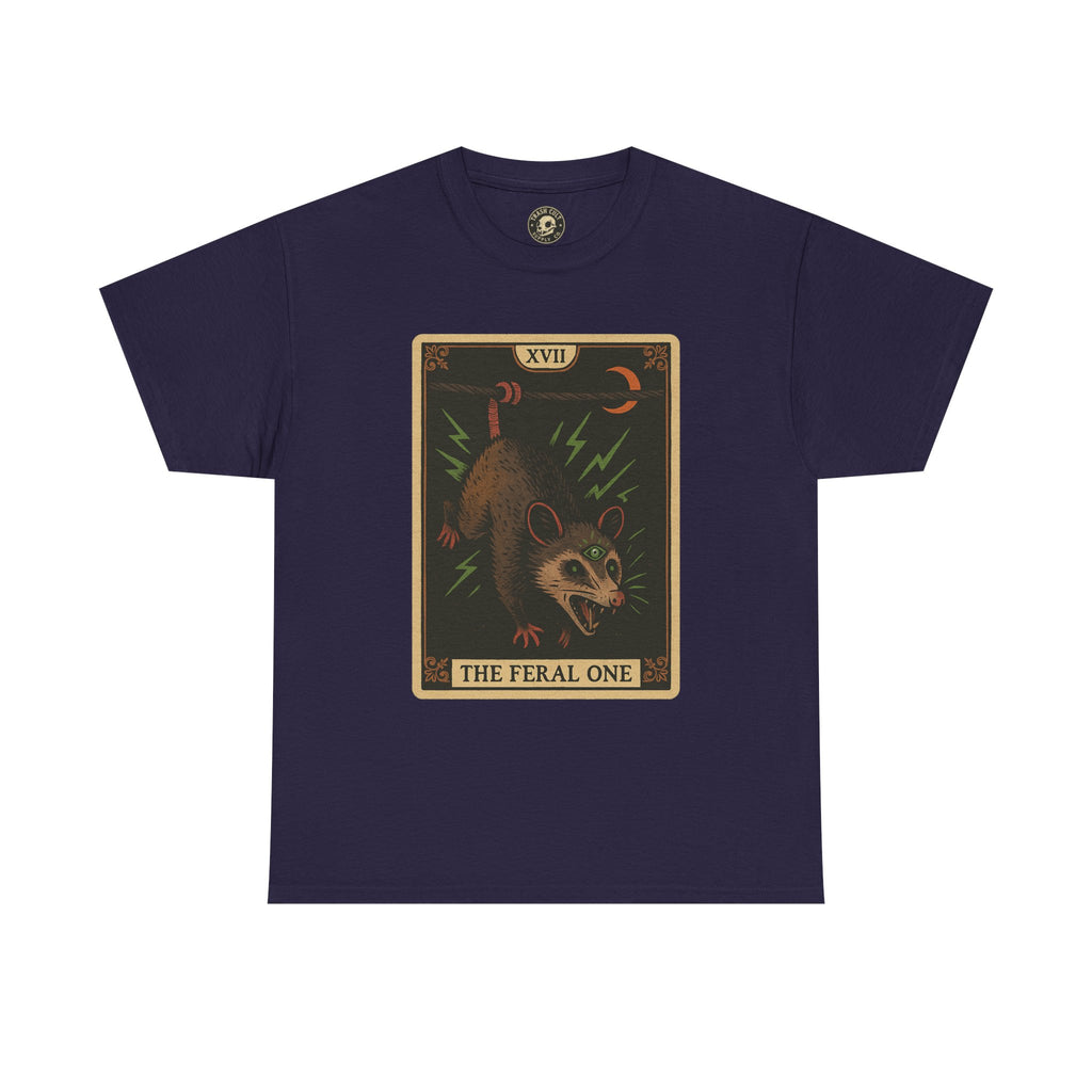 Feral One Graphic Tee - Quirky Unisex T-Shirt, Vintage Inspired, Animal Art, Casual Wear, Gifts for Him/Her