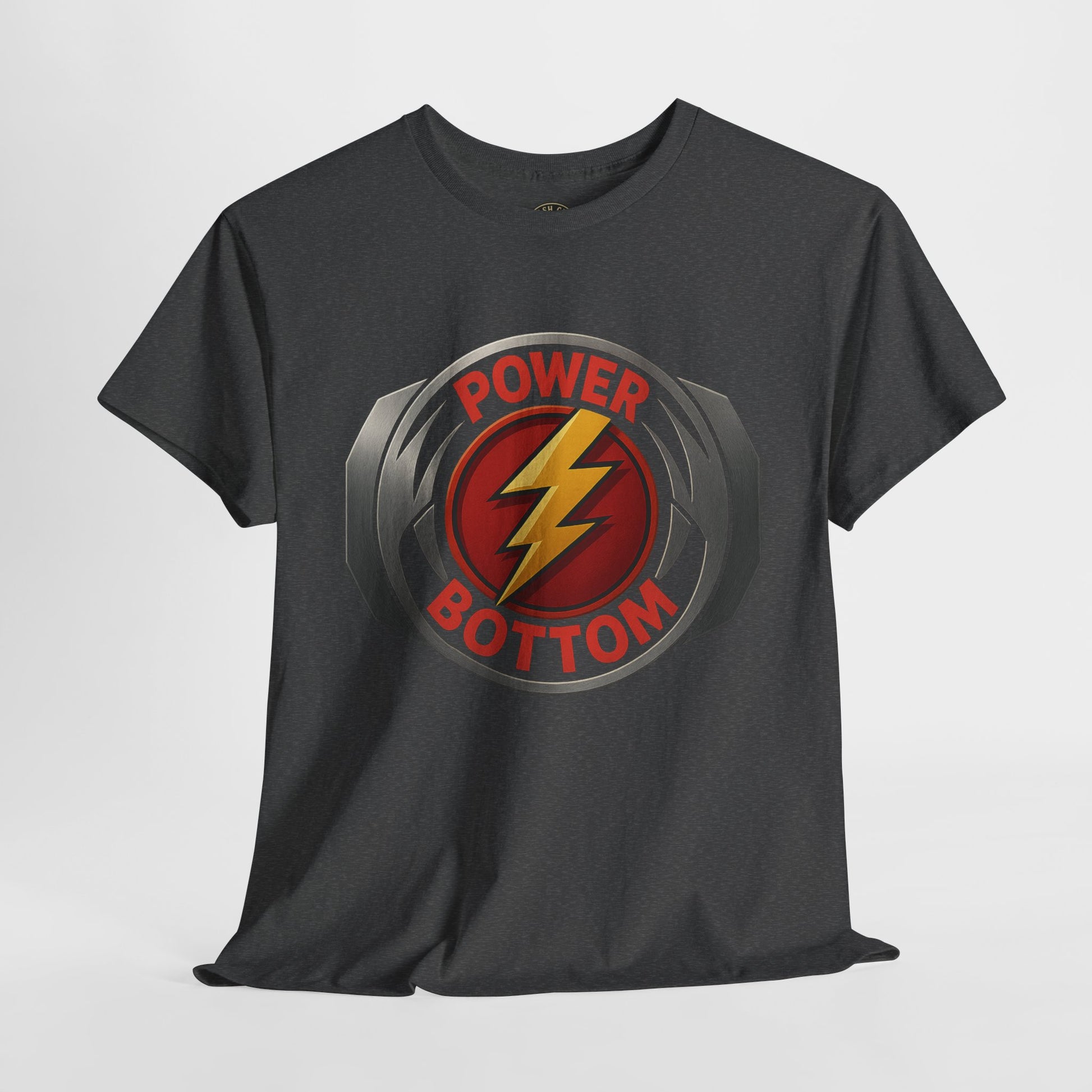 Power Bottom Graphic Tee | Unisex Heavy Cotton Shirt, LGBTQ+ Pride Apparel, Casual Wear, Gift for Friends, Humor Shirt