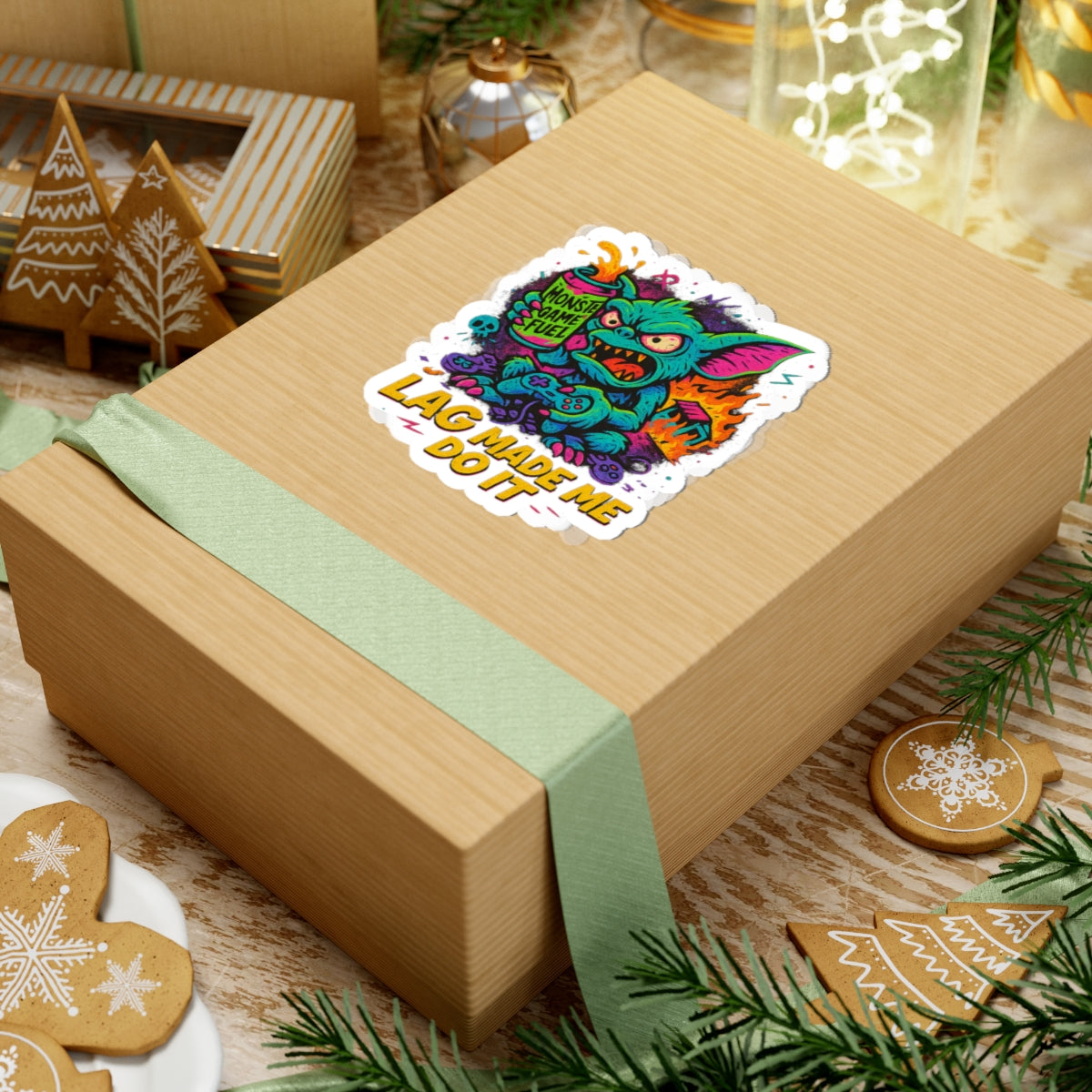 Lag Made Me Do It – Limited Edition Kiss Cut Sticker | Illuminasty Drop