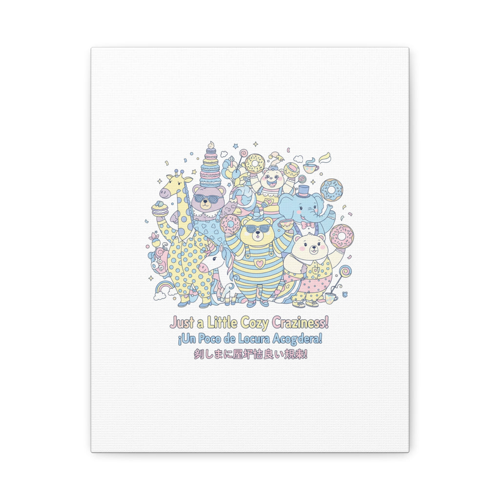 Cozy Craziness Canvas | mildly unhinged cute, whimsical weird