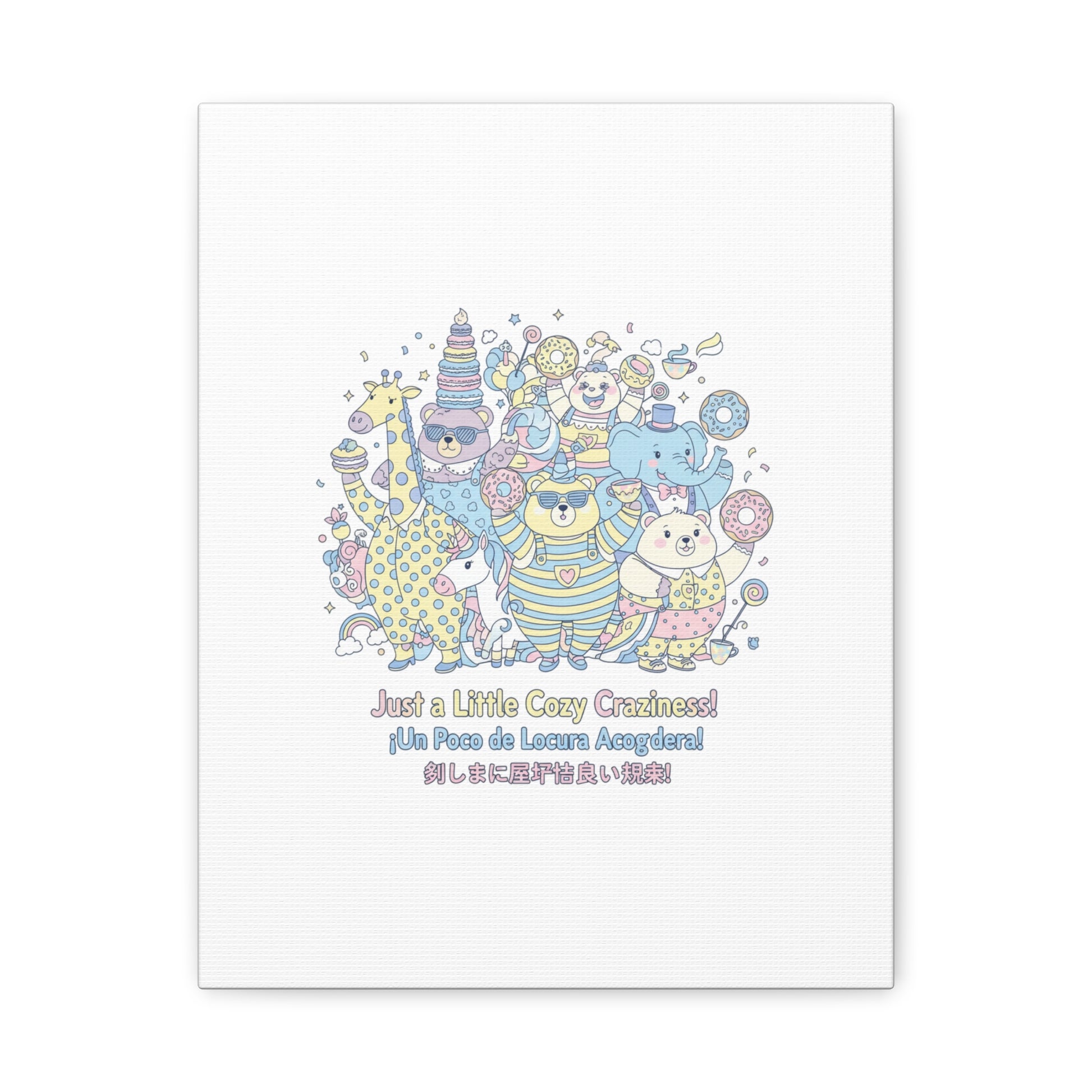 Cozy Craziness Canvas | mildly unhinged cute, whimsical weird