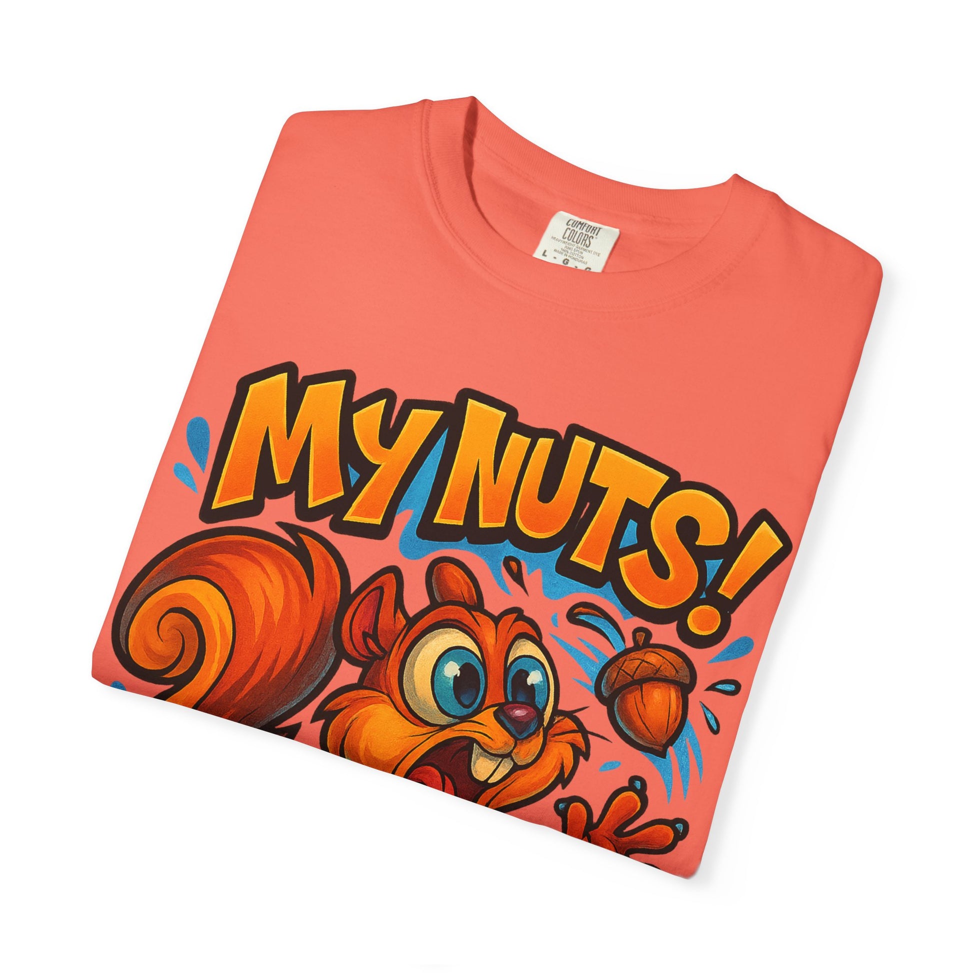 My Nuts! Squirrel Shirt – Funny New School Tattoo Style Tee | Gildan 5000