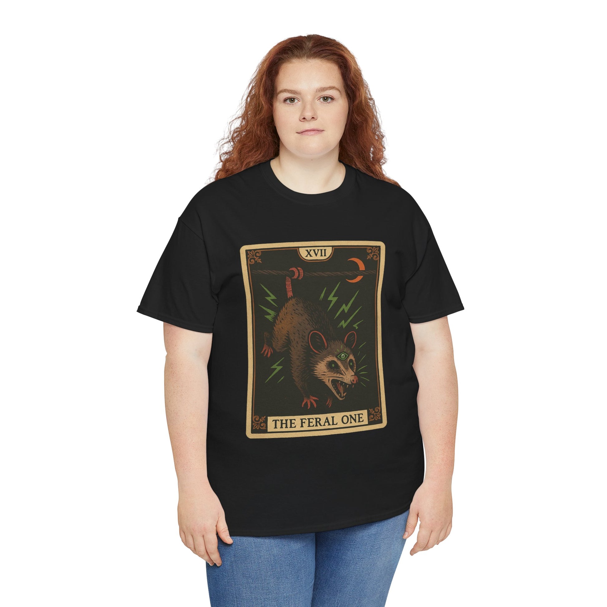 Feral One Graphic Tee - Quirky Unisex T-Shirt, Vintage Inspired, Animal Art, Casual Wear, Gifts for Him/Her