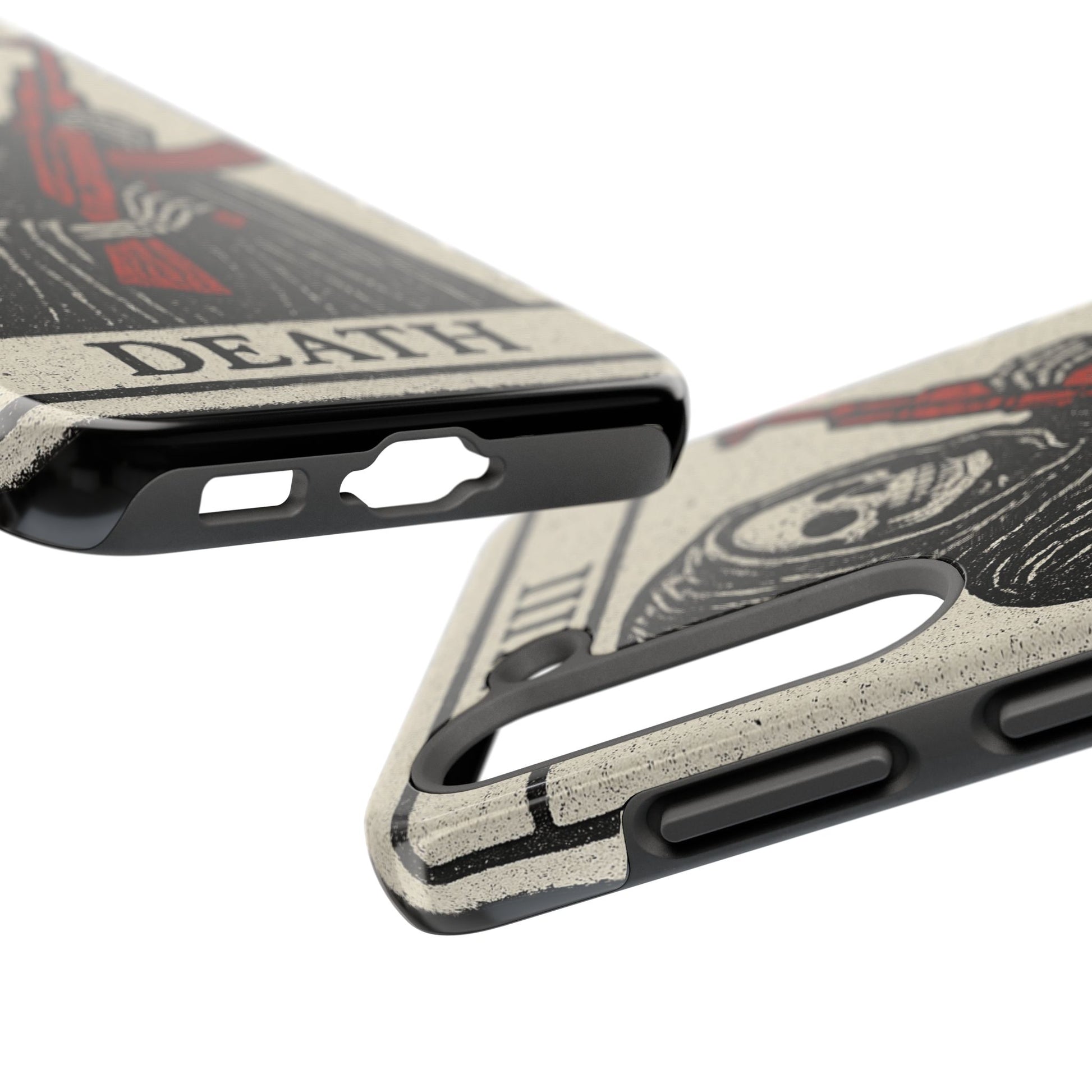 Grim Reaper Phone Case, Tough Phone Case for Gamers, Unique Smartphone Accessories, Halloween Decor, Death-Inspired Gift