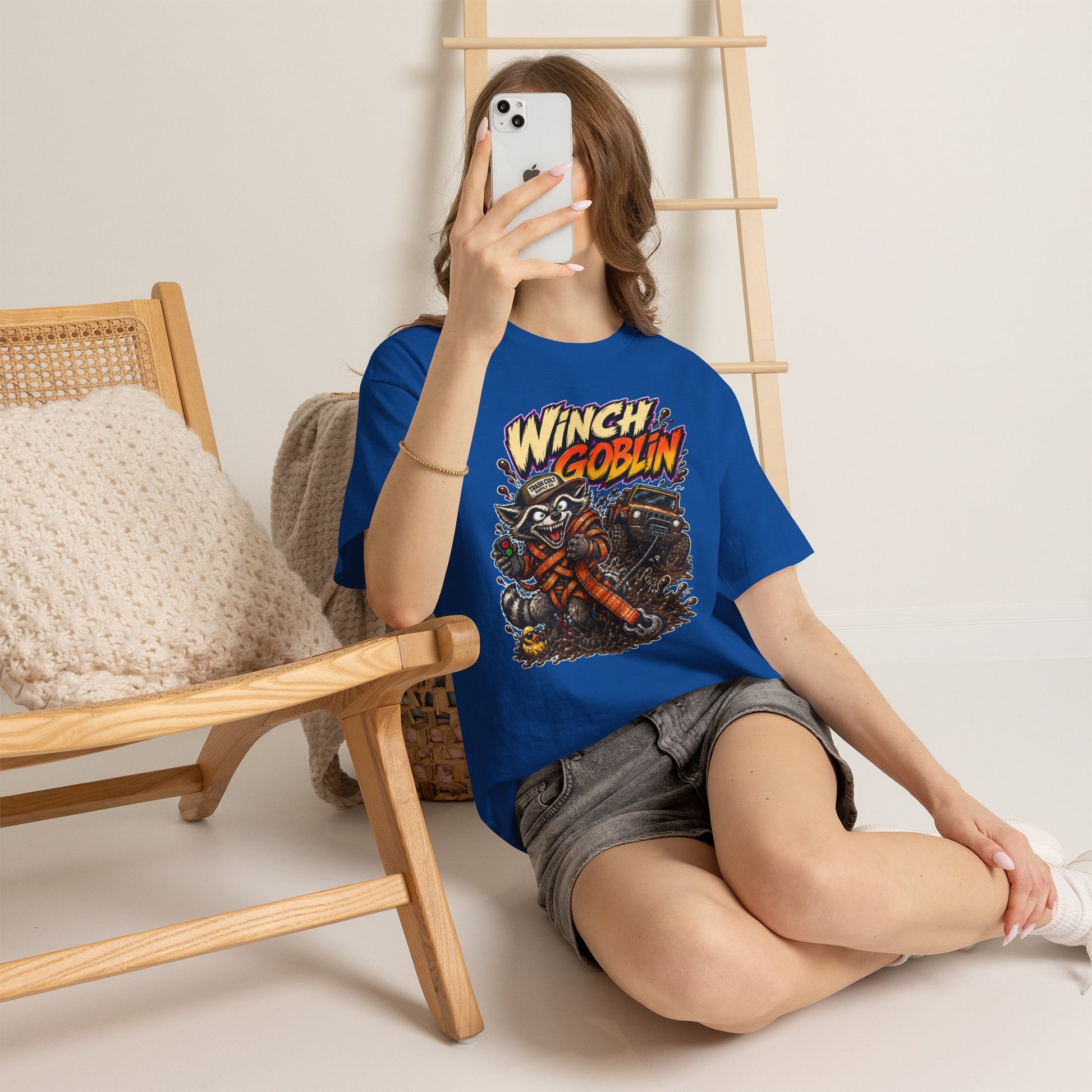 Winch Goblin Tee — Vintage Tow Truck Mechanic Graphic Shirt