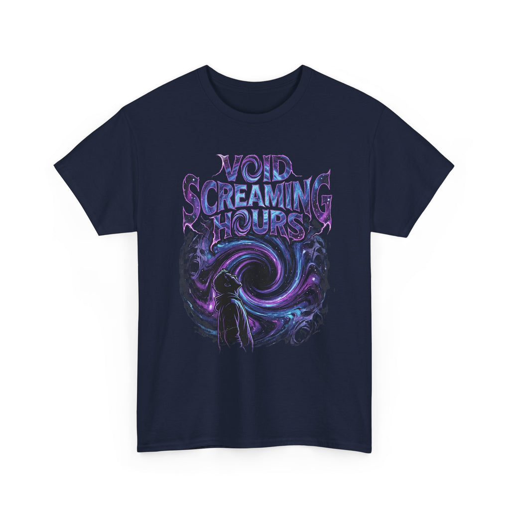 Void Screaming Hours Tee — Gothic Cosmic Horror T‑Shirt